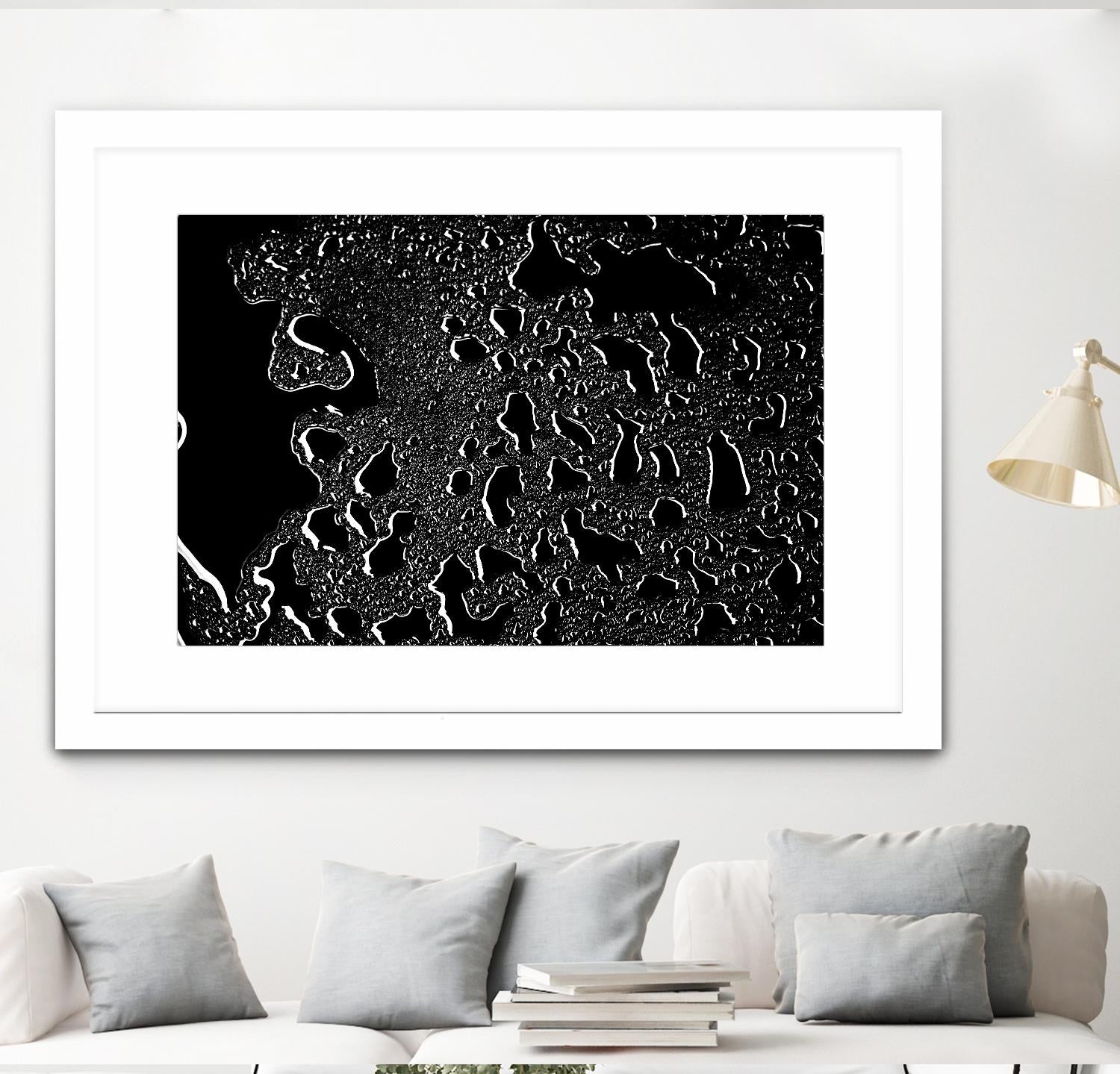 Black water III by Peter Morneau on GIANT ART - grey photo art