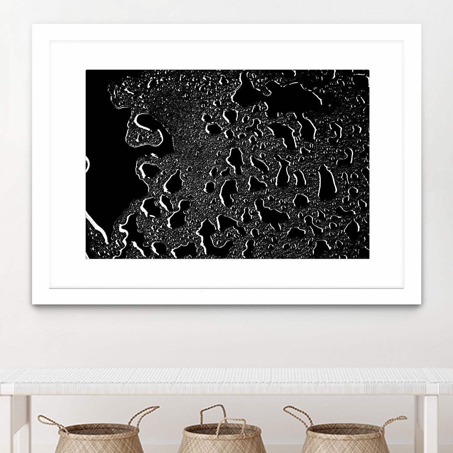 Black water III by Peter Morneau on GIANT ART - grey photo art