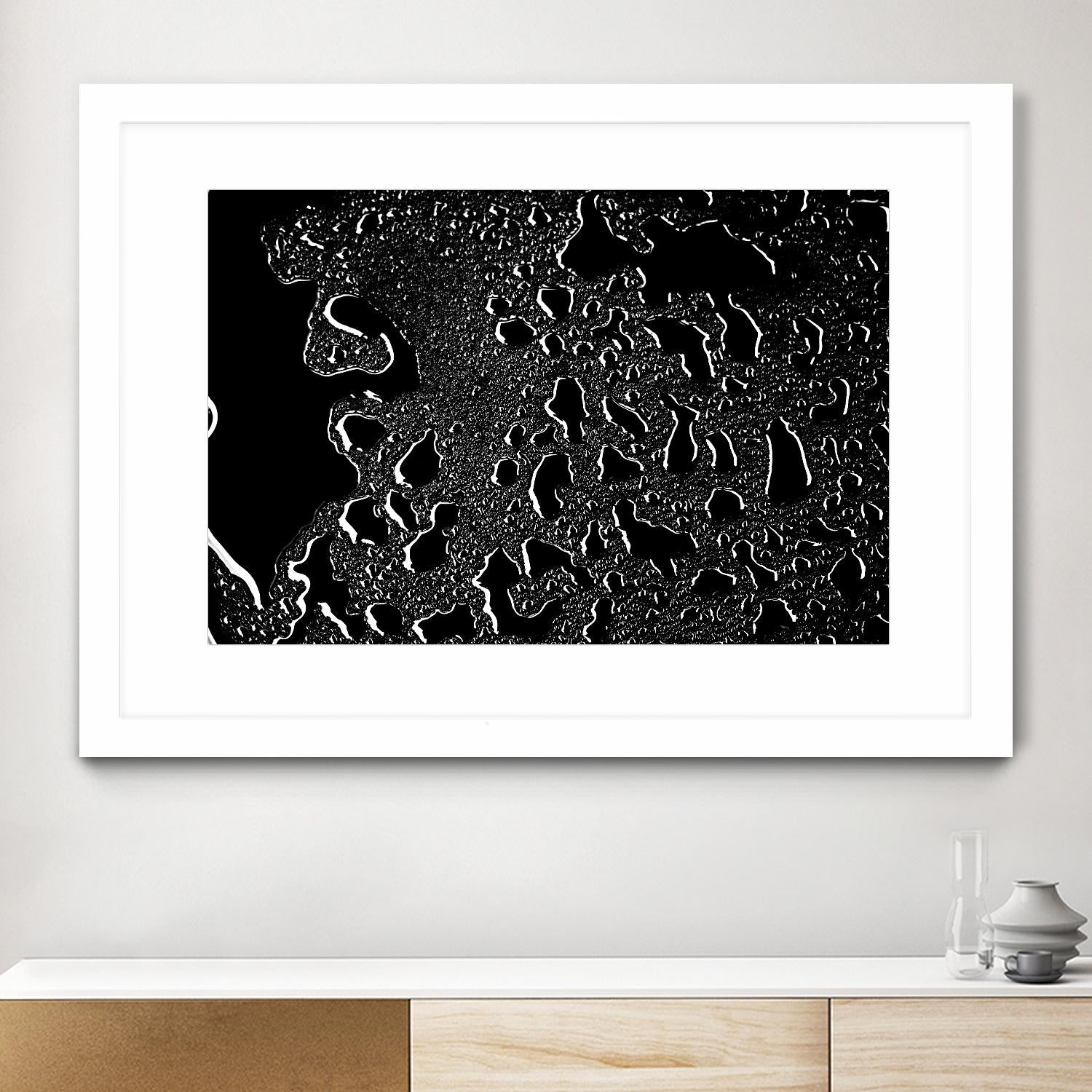Black water III by Peter Morneau on GIANT ART - grey photo art