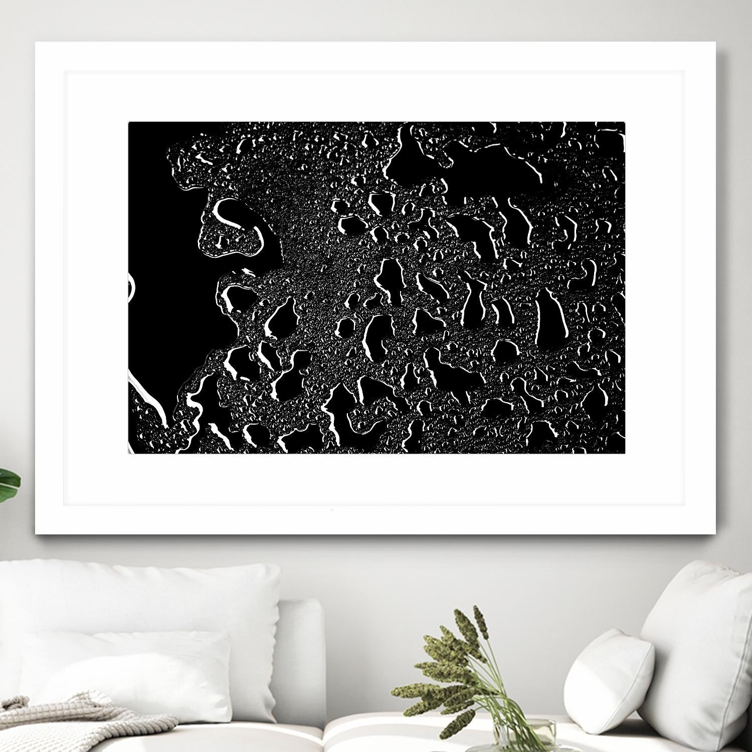 Black water III by Peter Morneau on GIANT ART - grey photo art