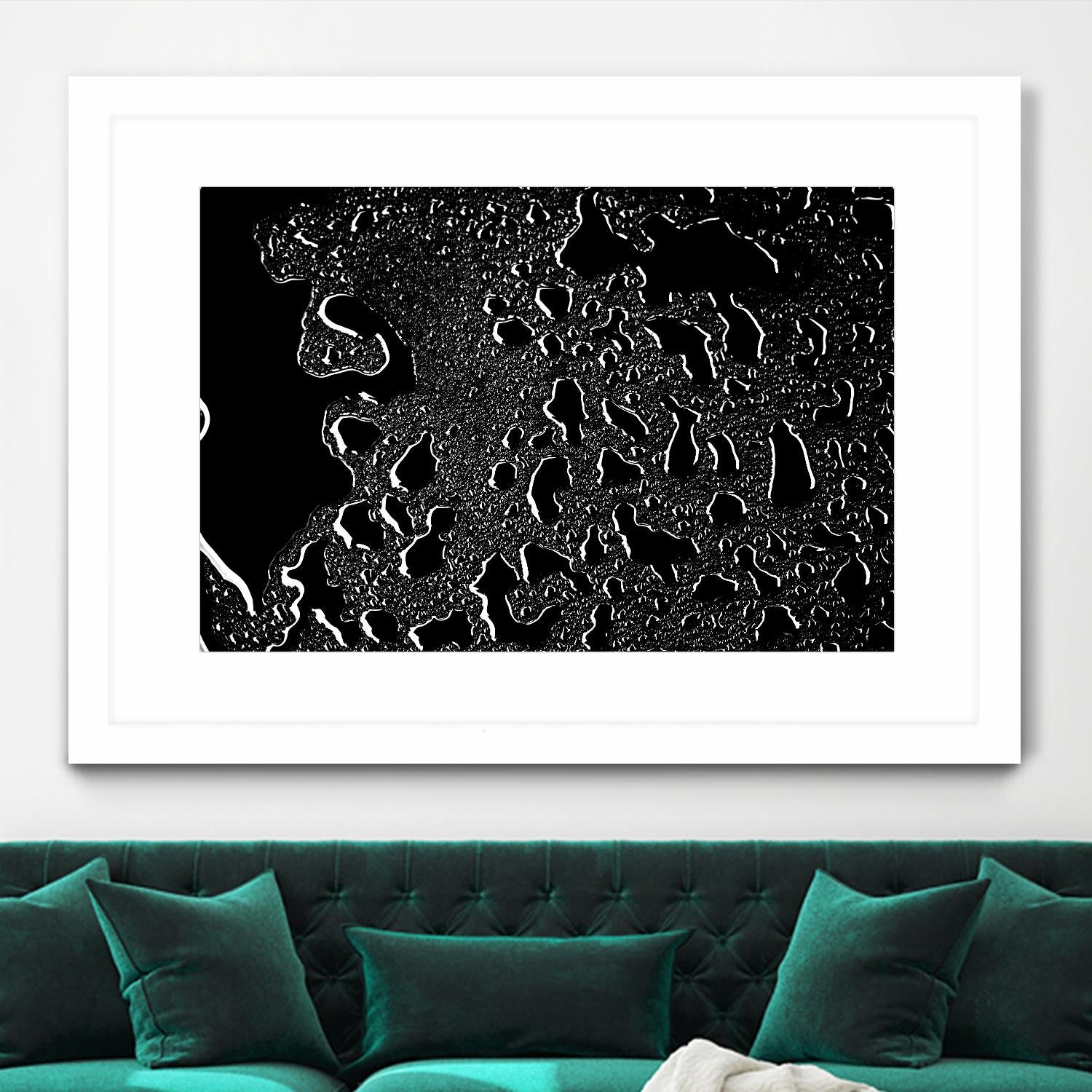 Black water III by Peter Morneau on GIANT ART - grey photo art