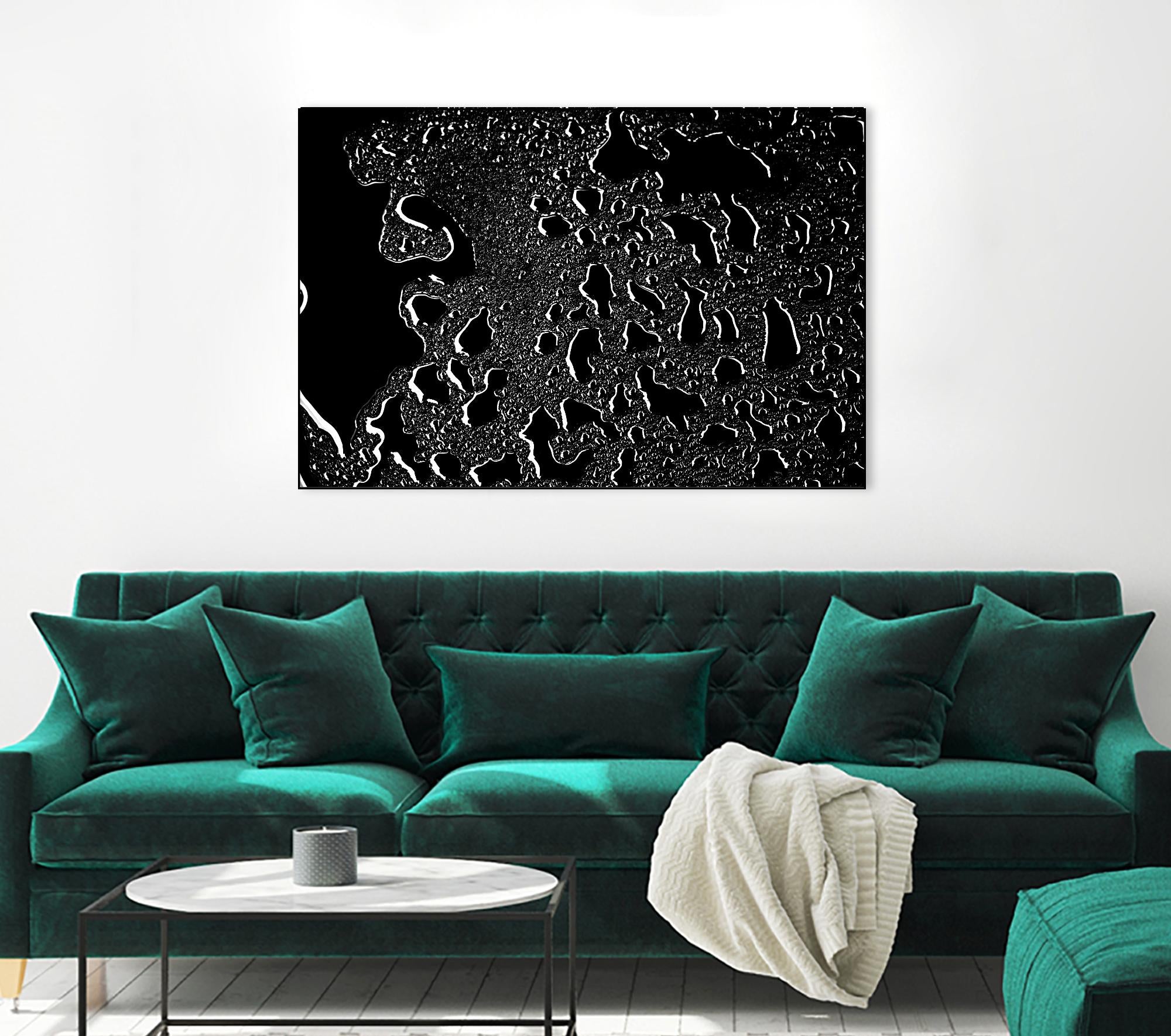 Black water III by Peter Morneau on GIANT ART - grey photo art
