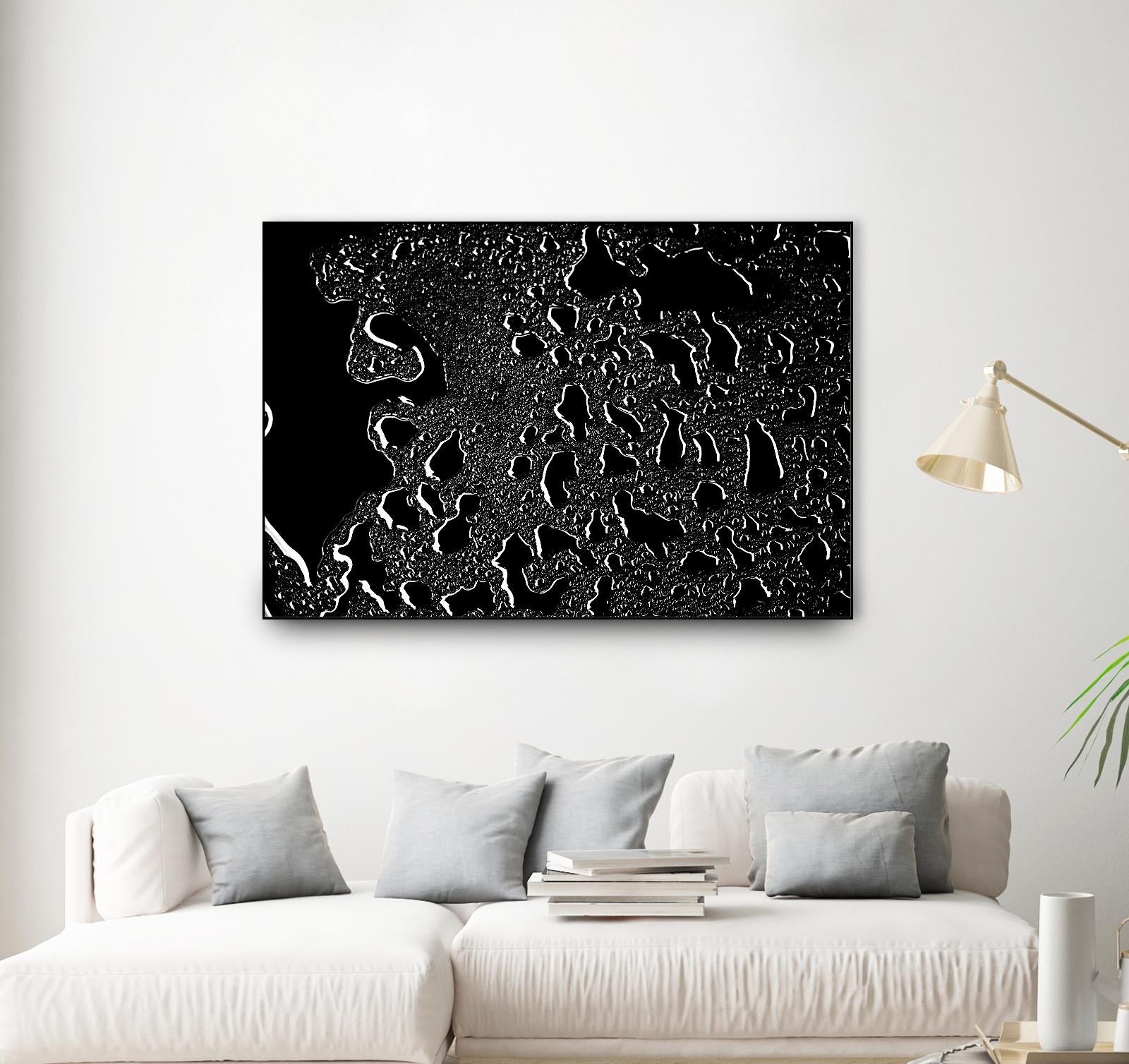 Black water III by Peter Morneau on GIANT ART - grey photo art