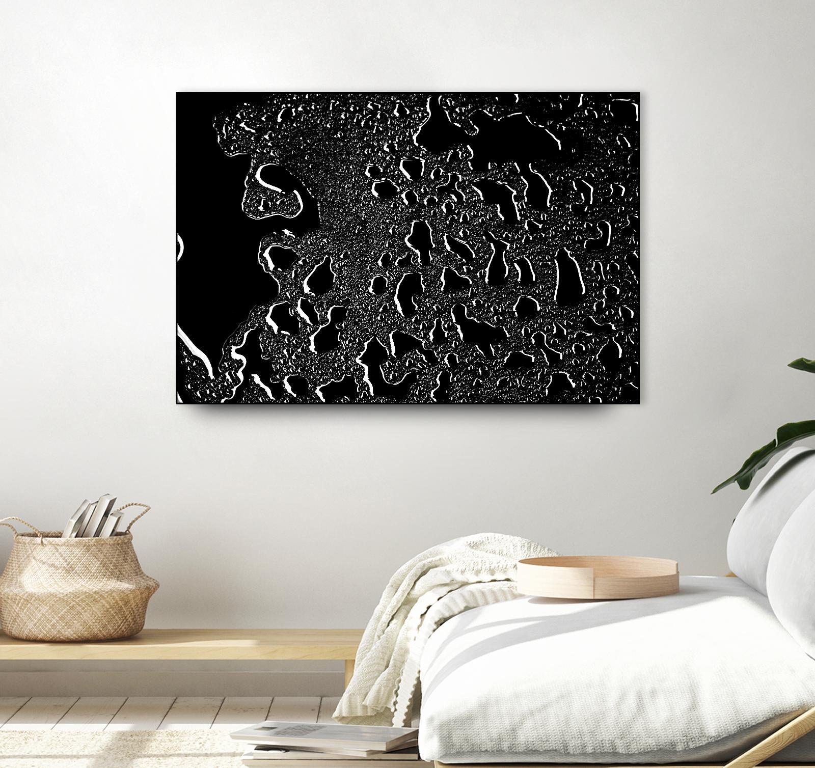 Black water III by Peter Morneau on GIANT ART - grey photo art