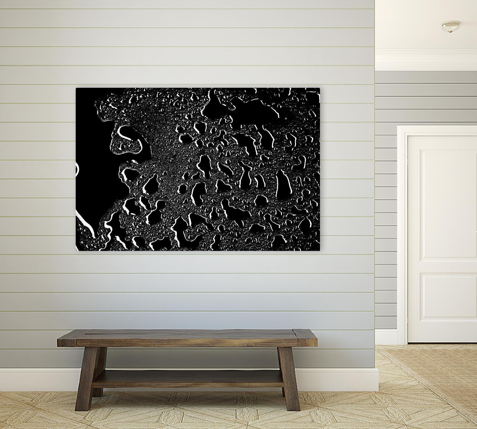 Black water III by Peter Morneau on GIANT ART - grey photo art