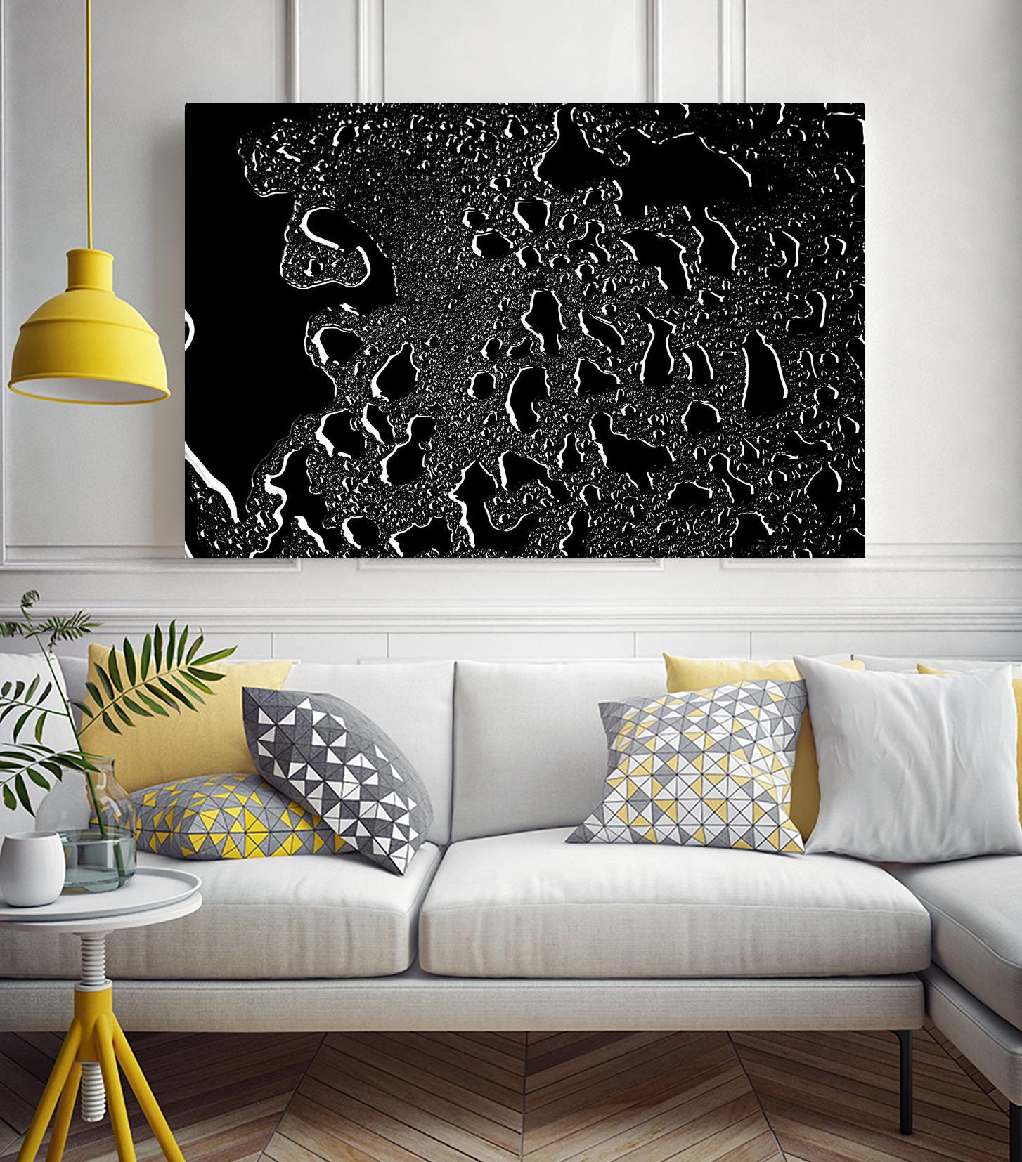 Black water III by Peter Morneau on GIANT ART - grey photo art