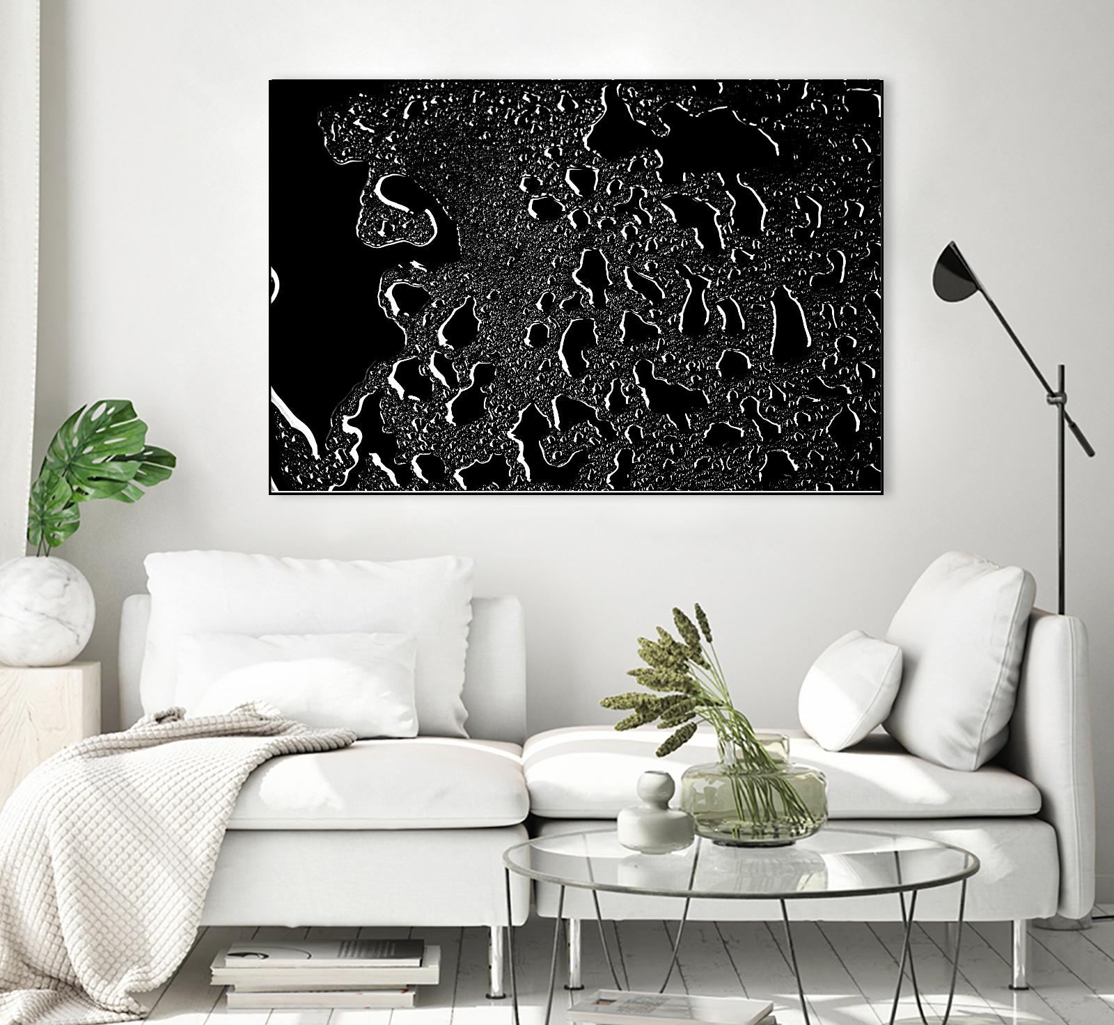 Black water III by Peter Morneau on GIANT ART - grey photo art