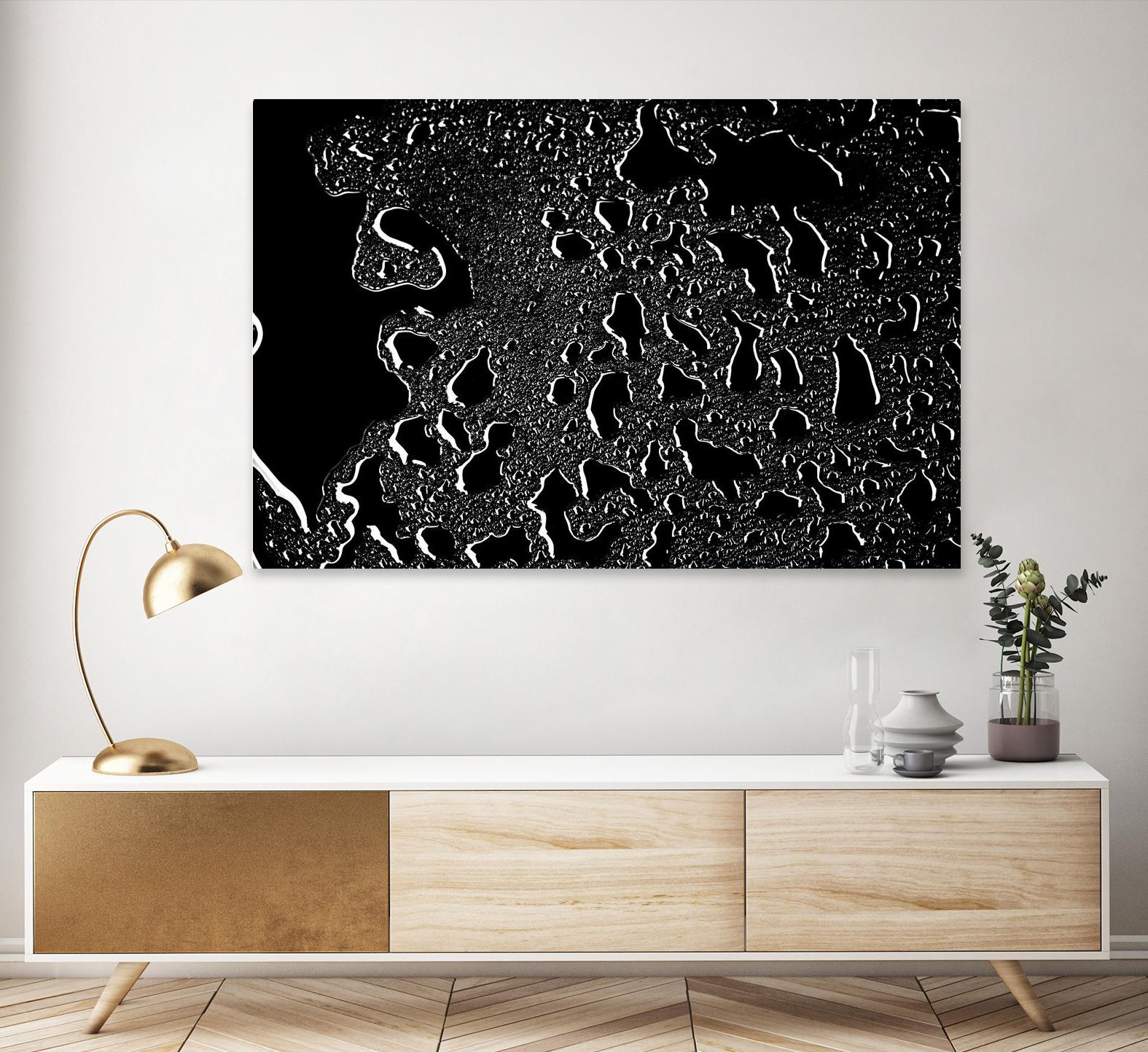 Black water III by Peter Morneau on GIANT ART - grey photo art