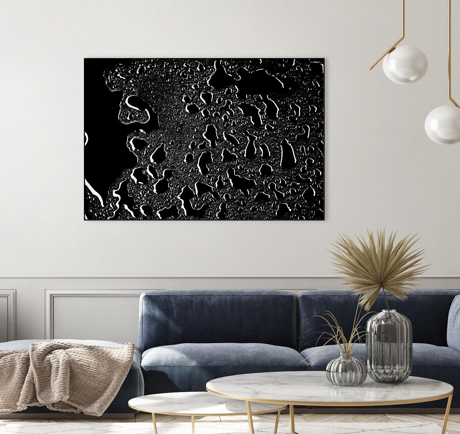 Black water III by Peter Morneau on GIANT ART - grey photo art