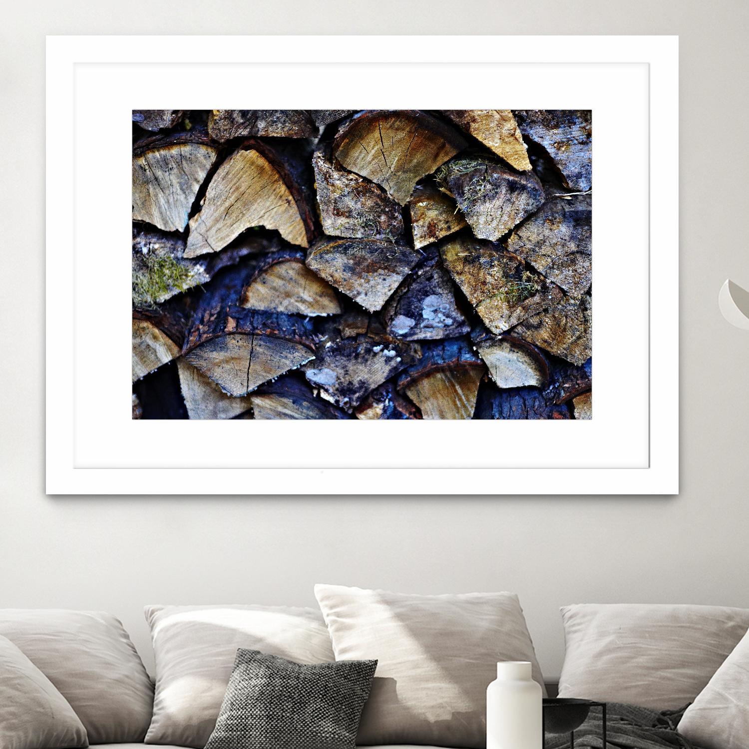Wood II by Peter Morneau on GIANT ART - blue photo art