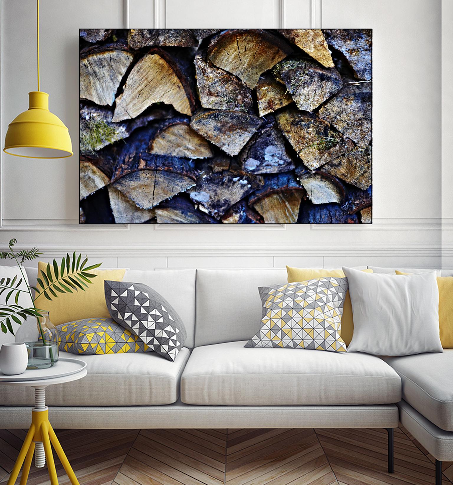 Wood II by Peter Morneau on GIANT ART - blue photo art