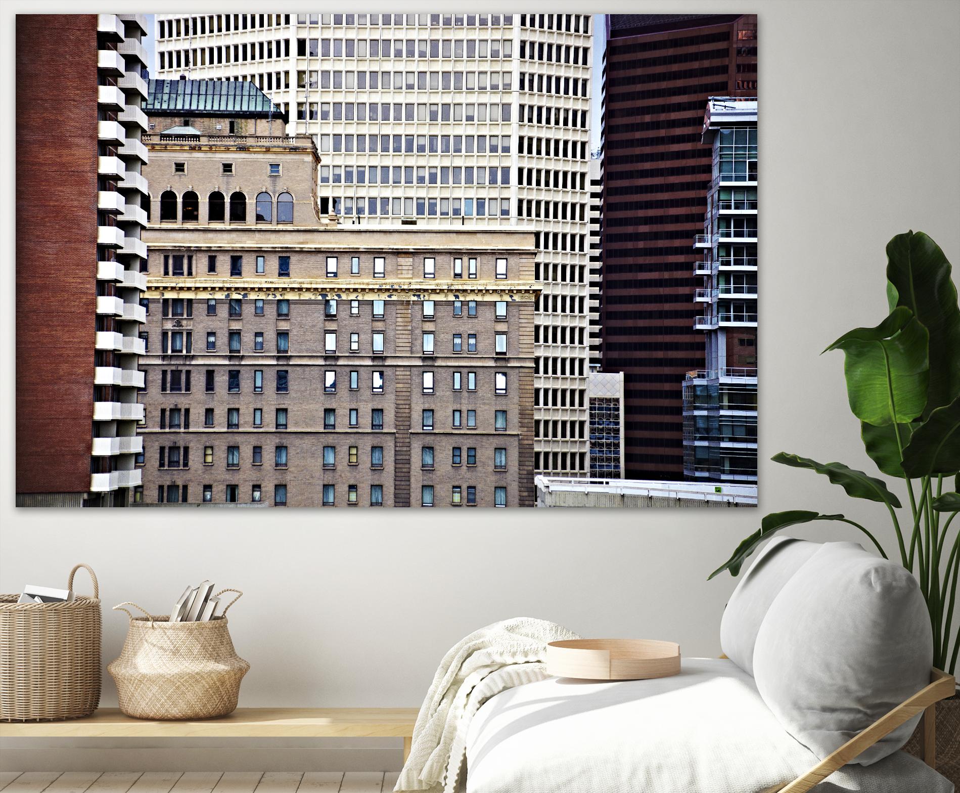 Buildings I by Peter Morneau on GIANT ART - grey photo art