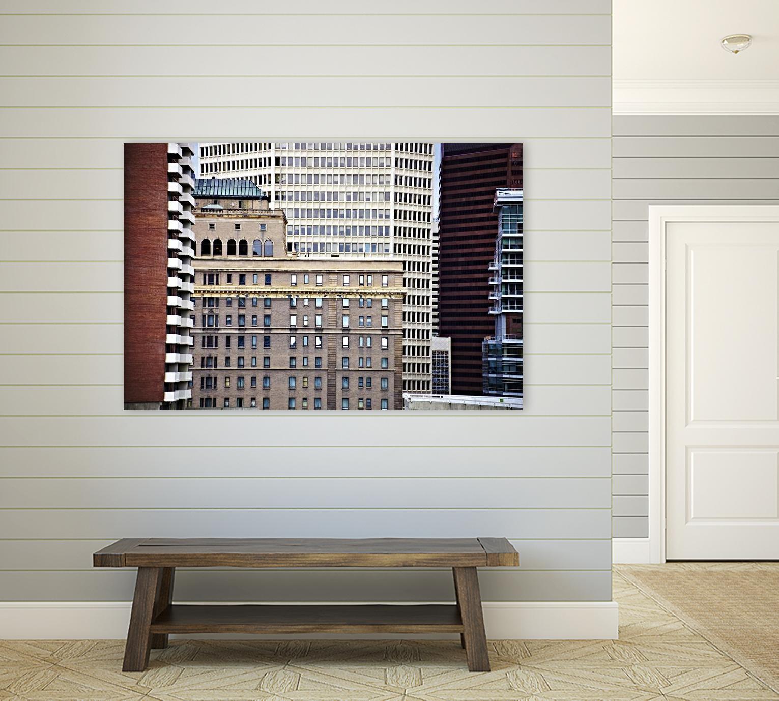 Buildings I by Peter Morneau on GIANT ART - brown photography artistes du québec