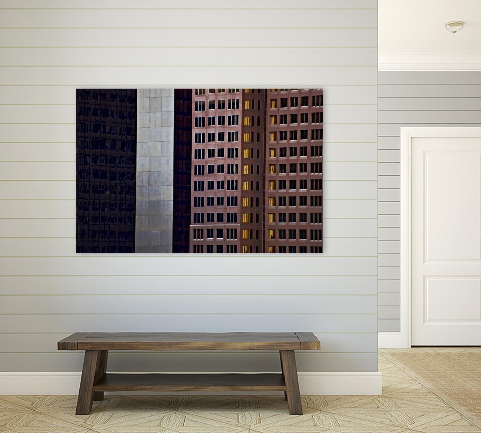 Buildings X by Peter Morneau on GIANT ART - grey photo art