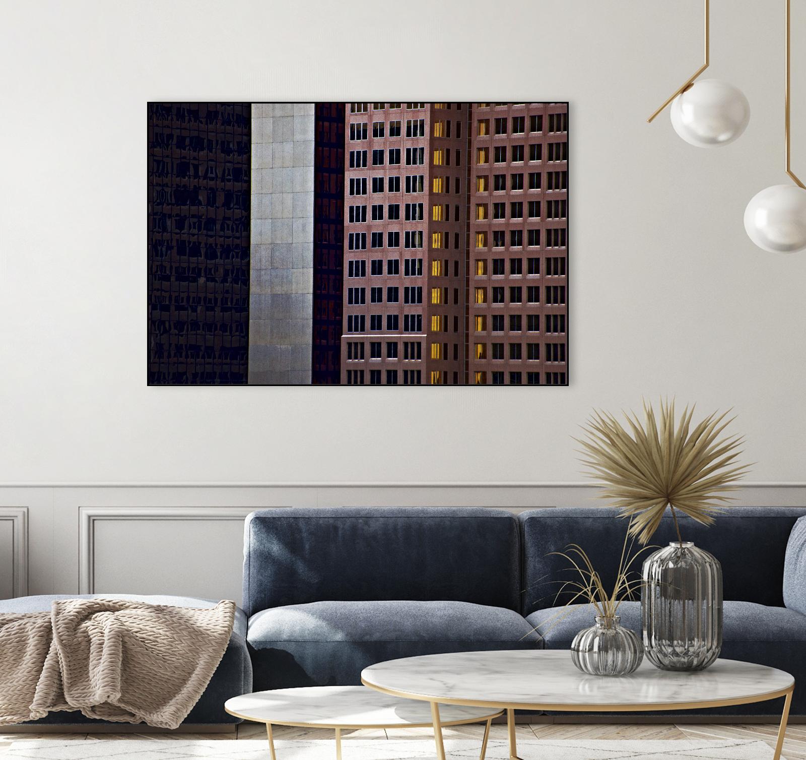Buildings X by Peter Morneau on GIANT ART - grey photo art