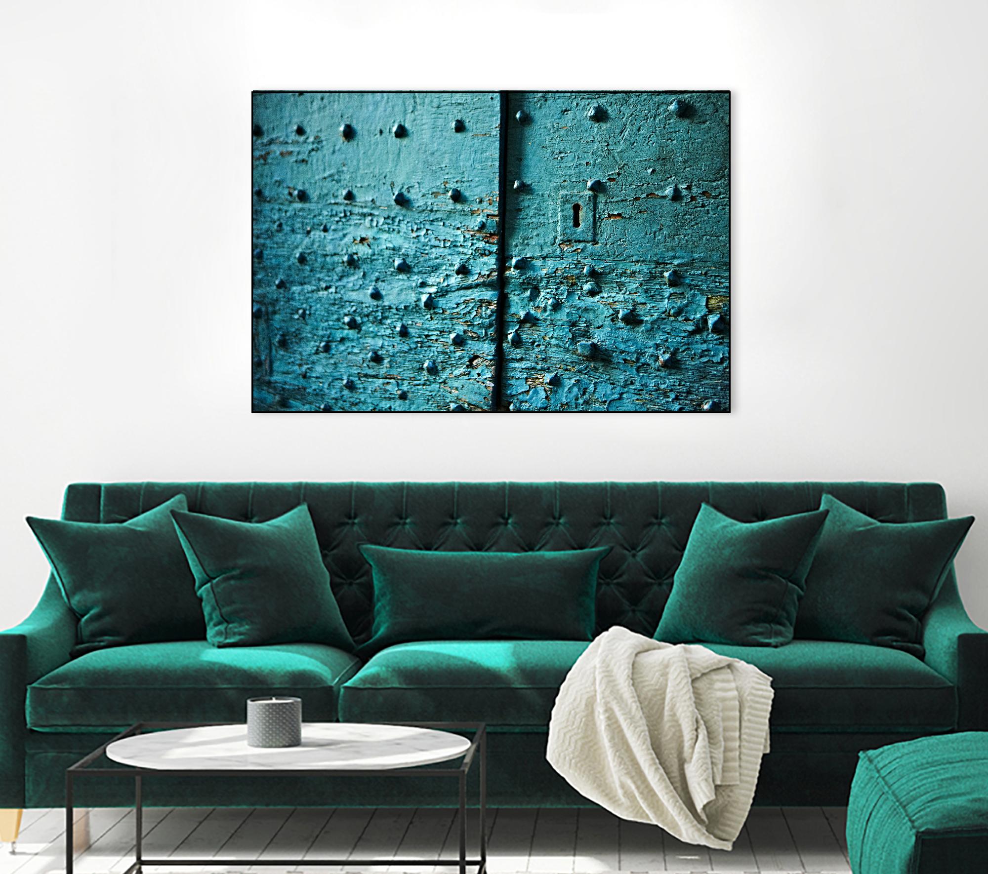 Turquoise rust by Peter Morneau on GIANT ART - black photo art