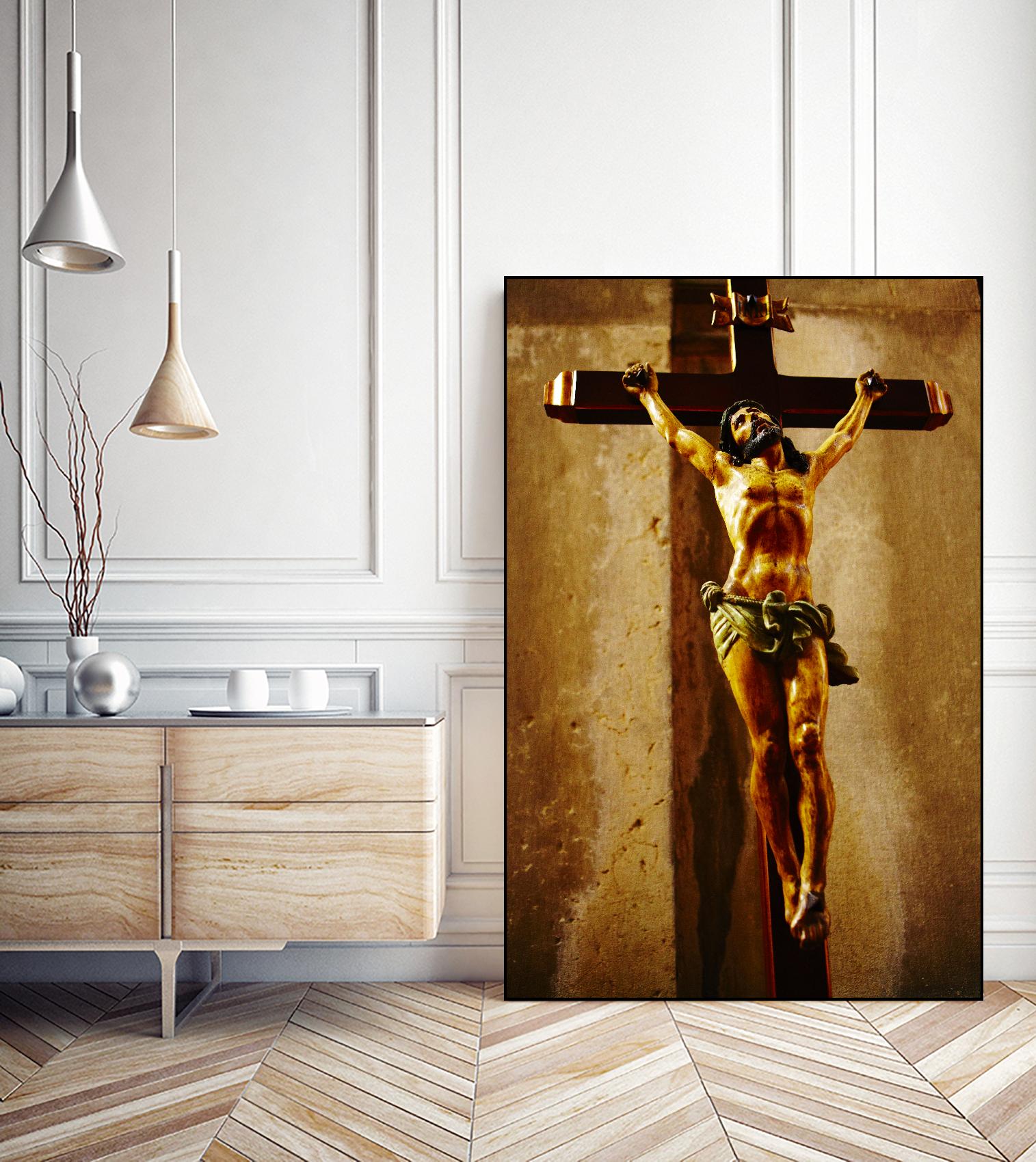 Cross II by Peter Morneau on GIANT ART - brown photo art