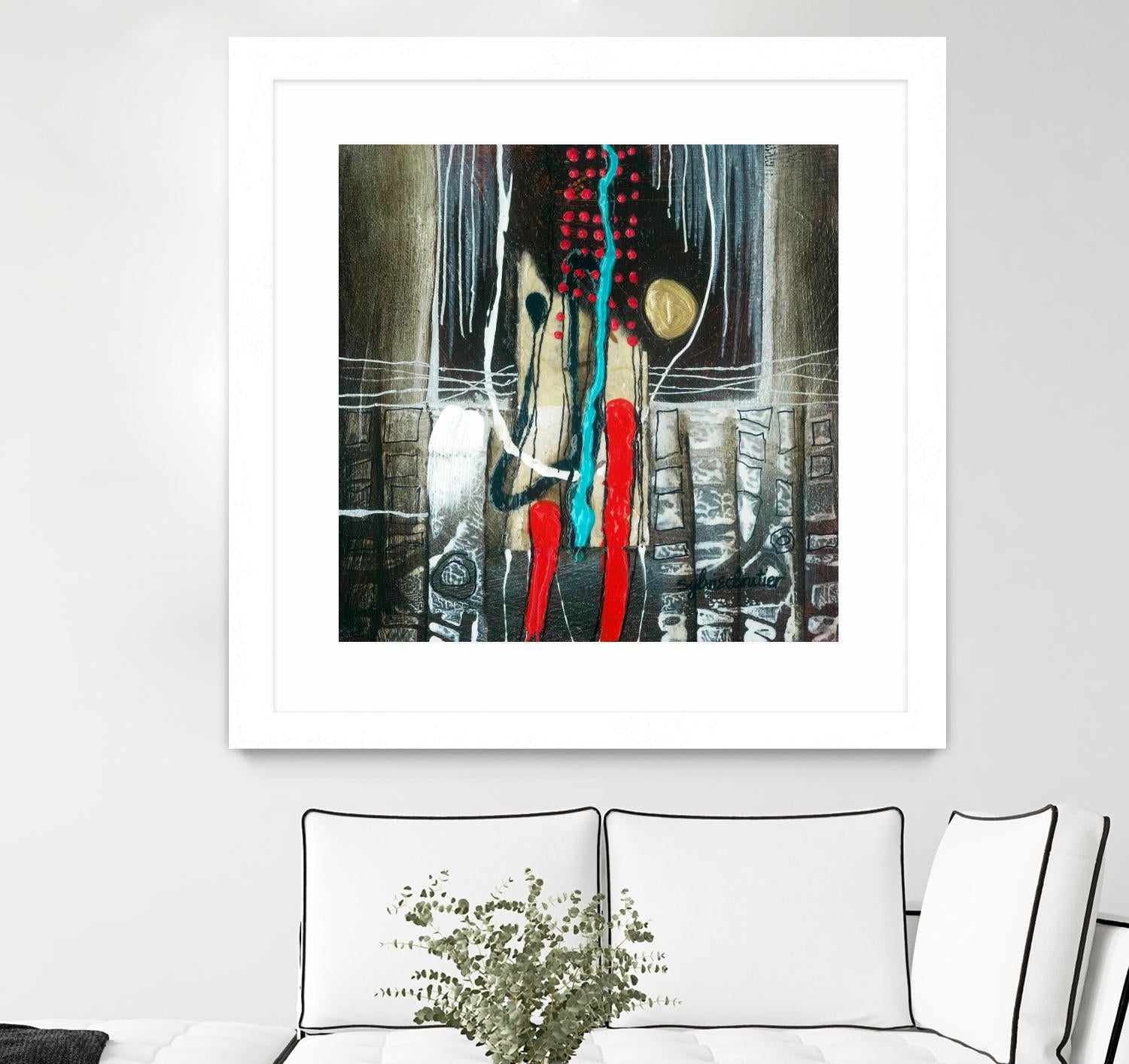 La broue dans l'toupet by Sylvie Cloutier on GIANT ART - brown abstract