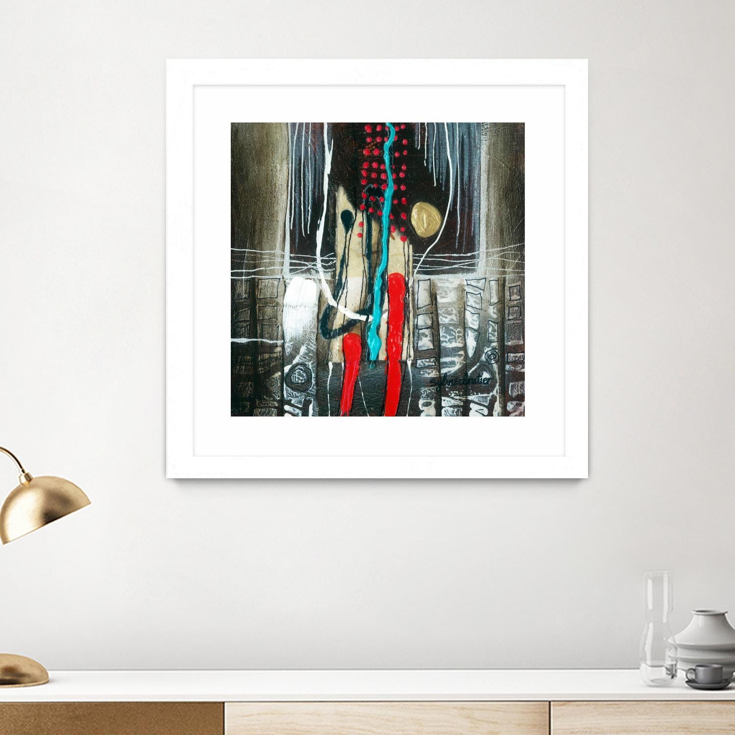 La broue dans l'toupet by Sylvie Cloutier on GIANT ART - brown abstract