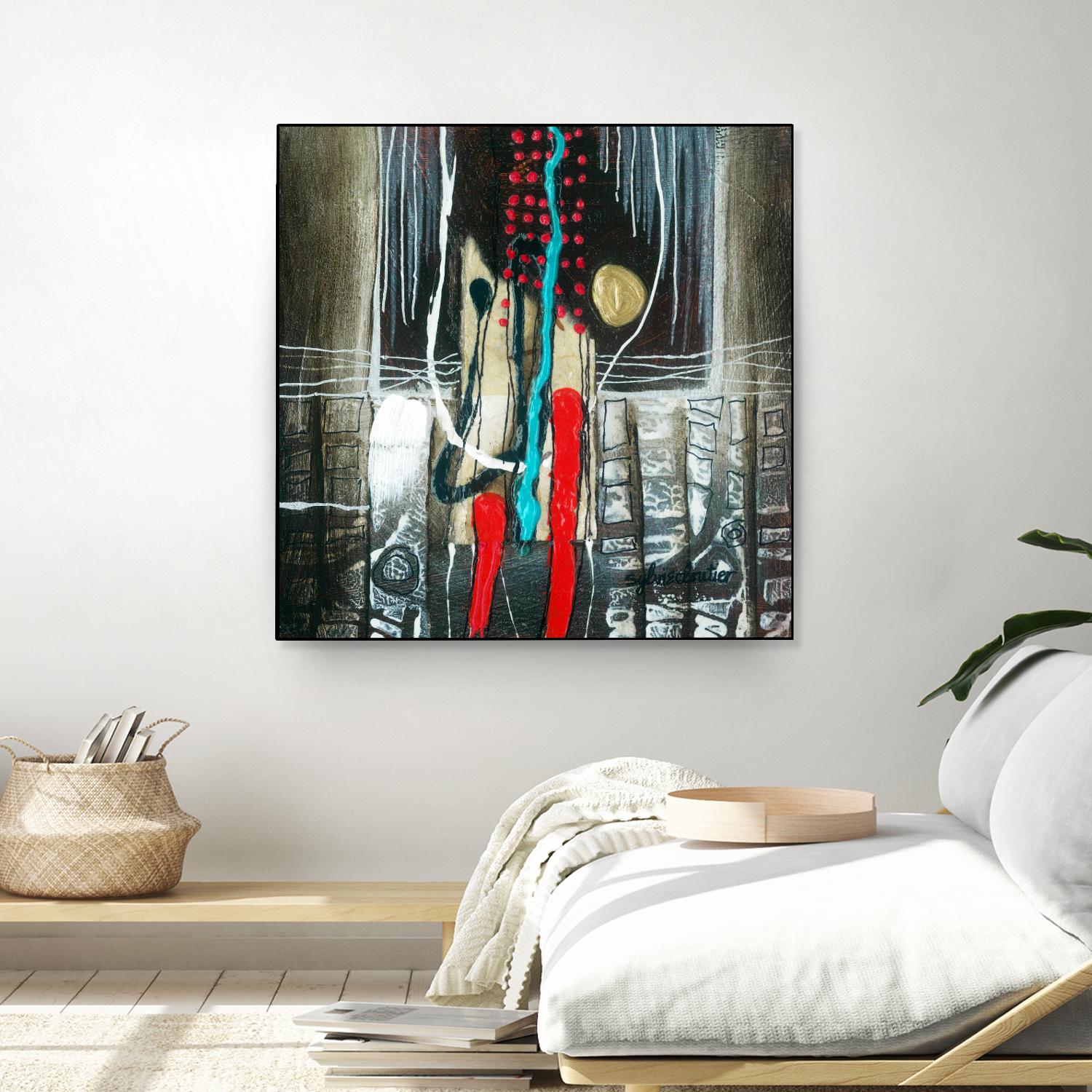 La broue dans l'toupet by Sylvie Cloutier on GIANT ART - brown abstract