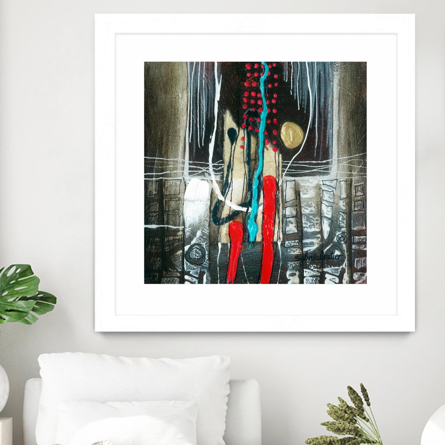 La broue dans l'toupet by Sylvie Cloutier on GIANT ART - brown abstract