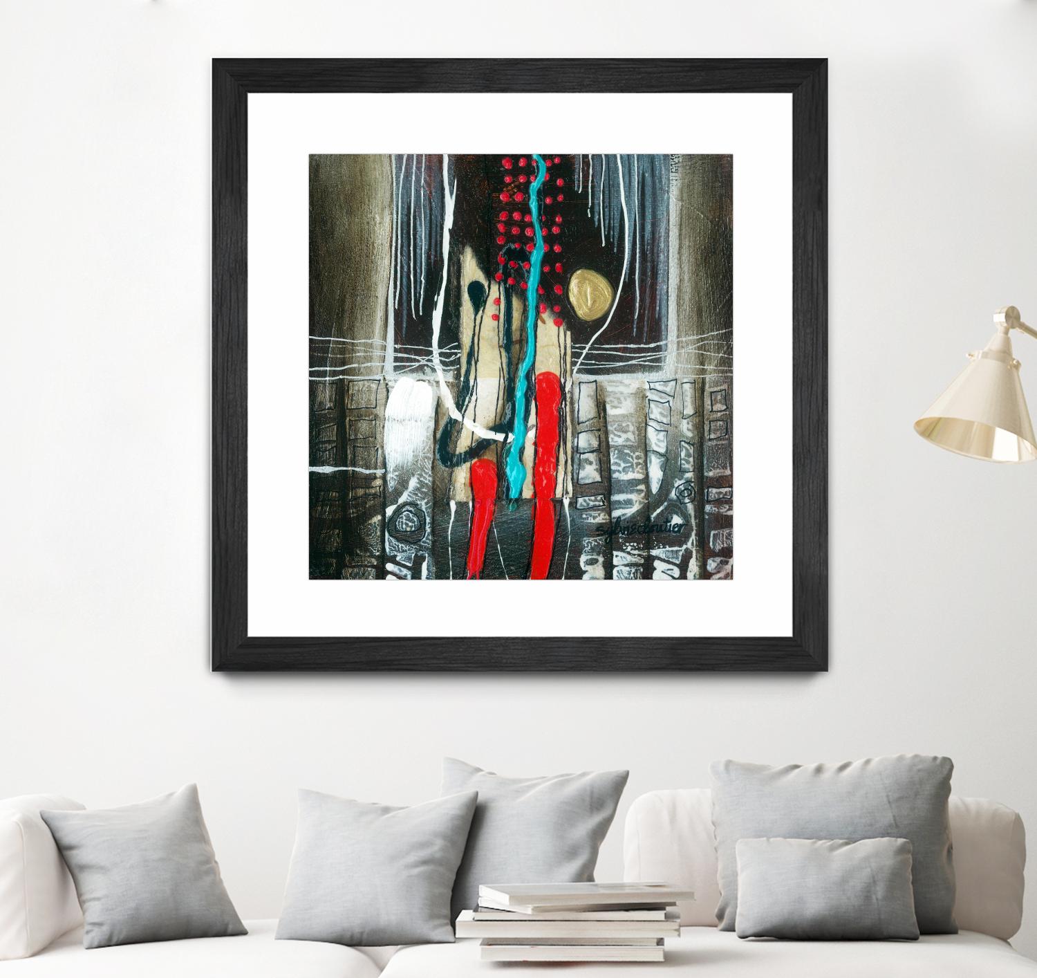La broue dans l'toupet by Sylvie Cloutier on GIANT ART - brown abstract