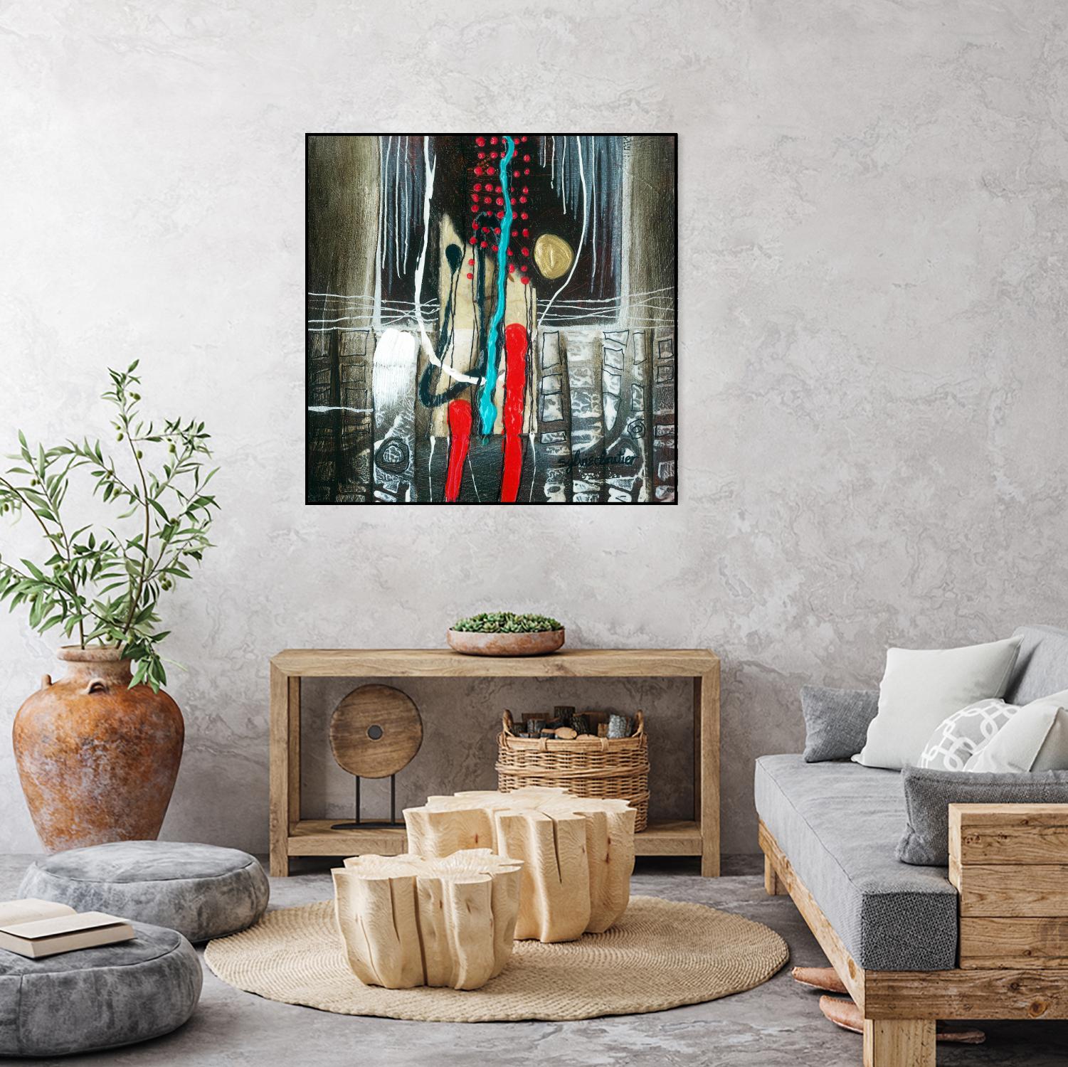 La broue dans l'toupet by Sylvie Cloutier on GIANT ART - brown abstract