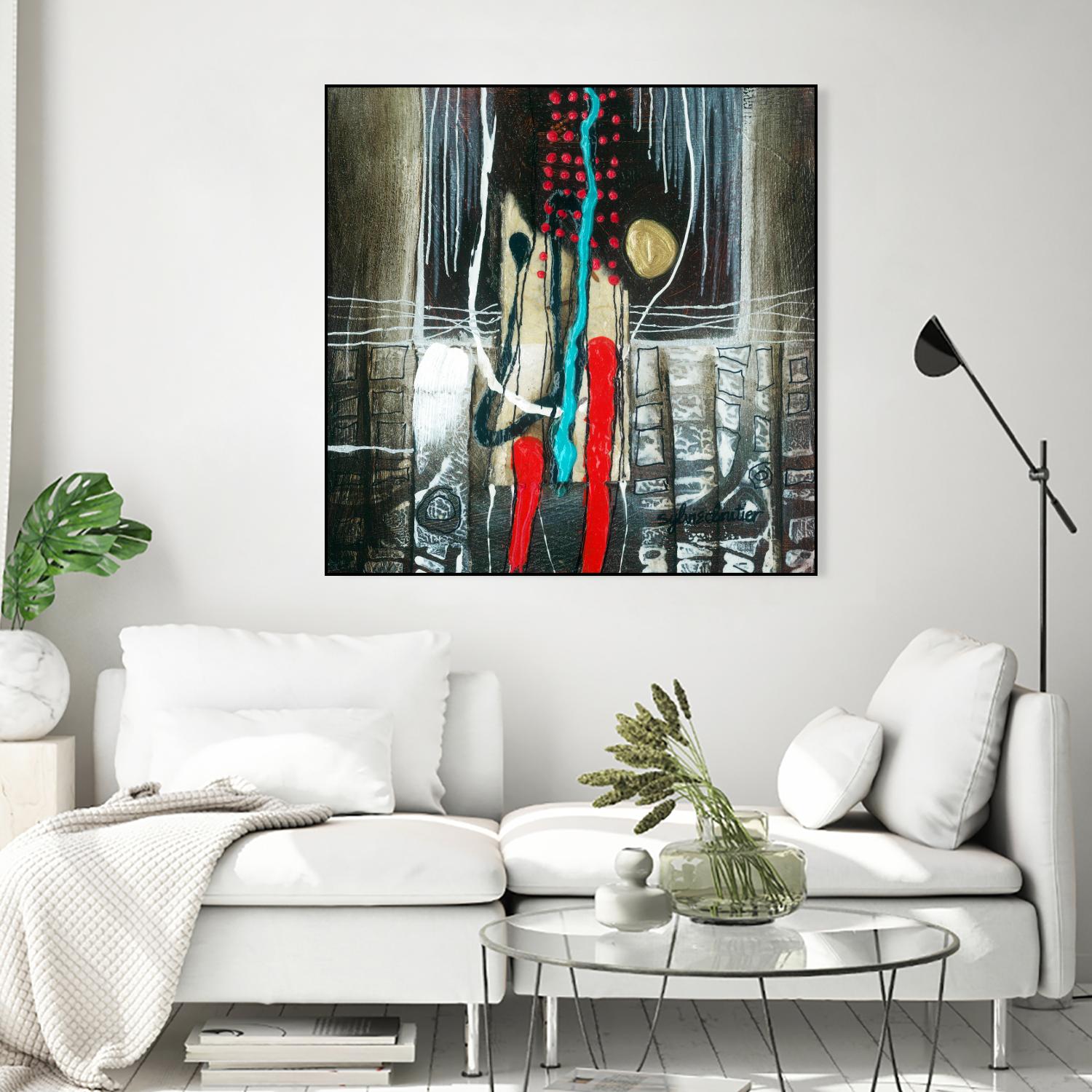 La broue dans l'toupet by Sylvie Cloutier on GIANT ART - brown abstract