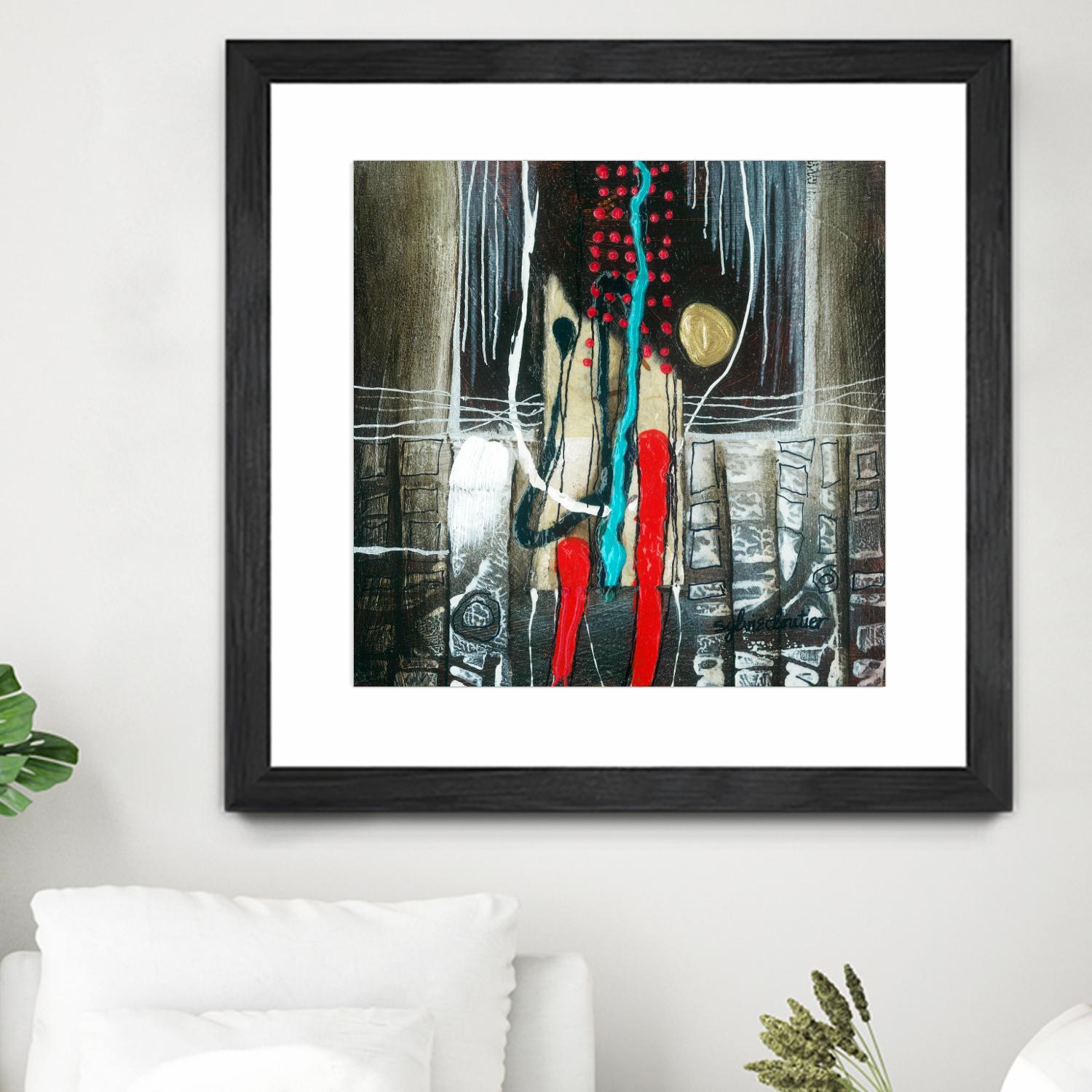 La broue dans l'toupet by Sylvie Cloutier on GIANT ART - brown abstract