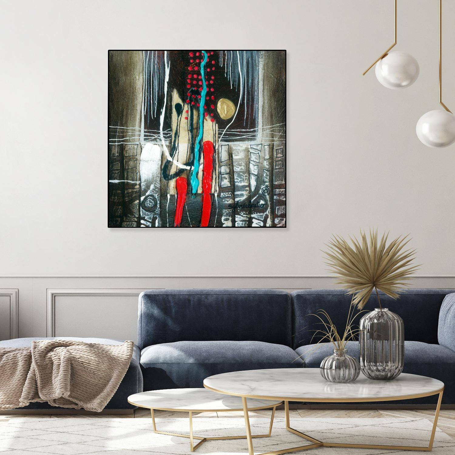 La broue dans l'toupet by Sylvie Cloutier on GIANT ART - brown abstract