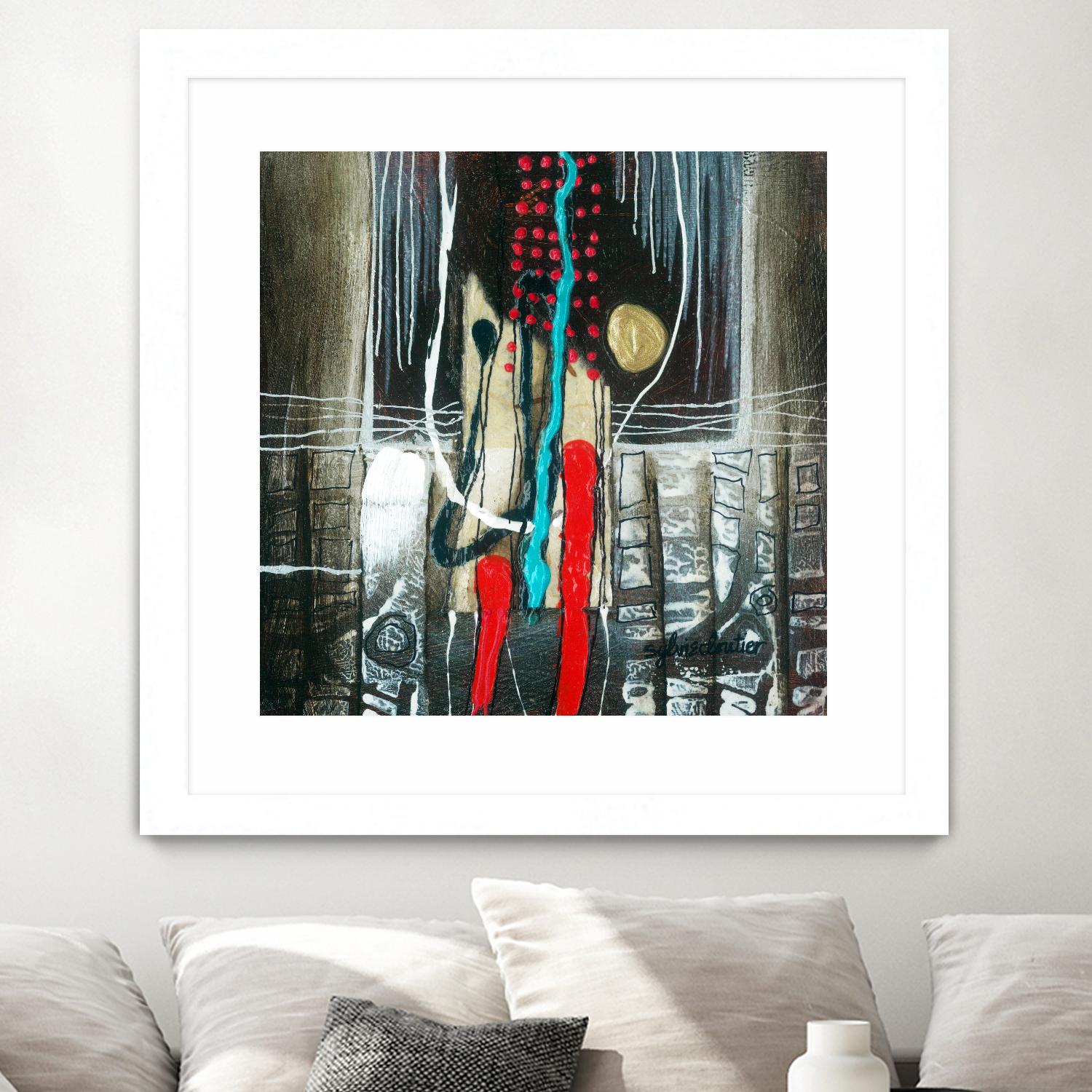 La broue dans l'toupet by Sylvie Cloutier on GIANT ART - brown abstract