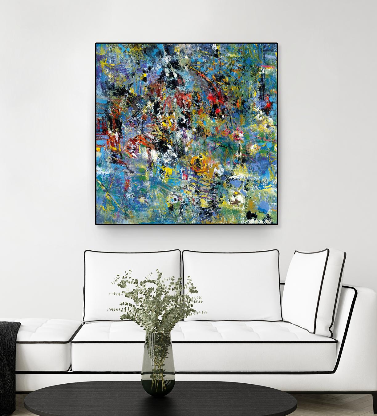 Carpe Diem 2 by Diane Lambin on GIANT ART - yellow abstract