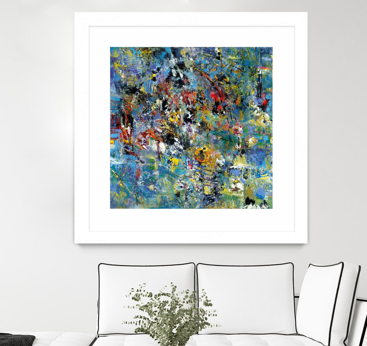 Carpe Diem 2 by Diane Lambin on GIANT ART - yellow abstract