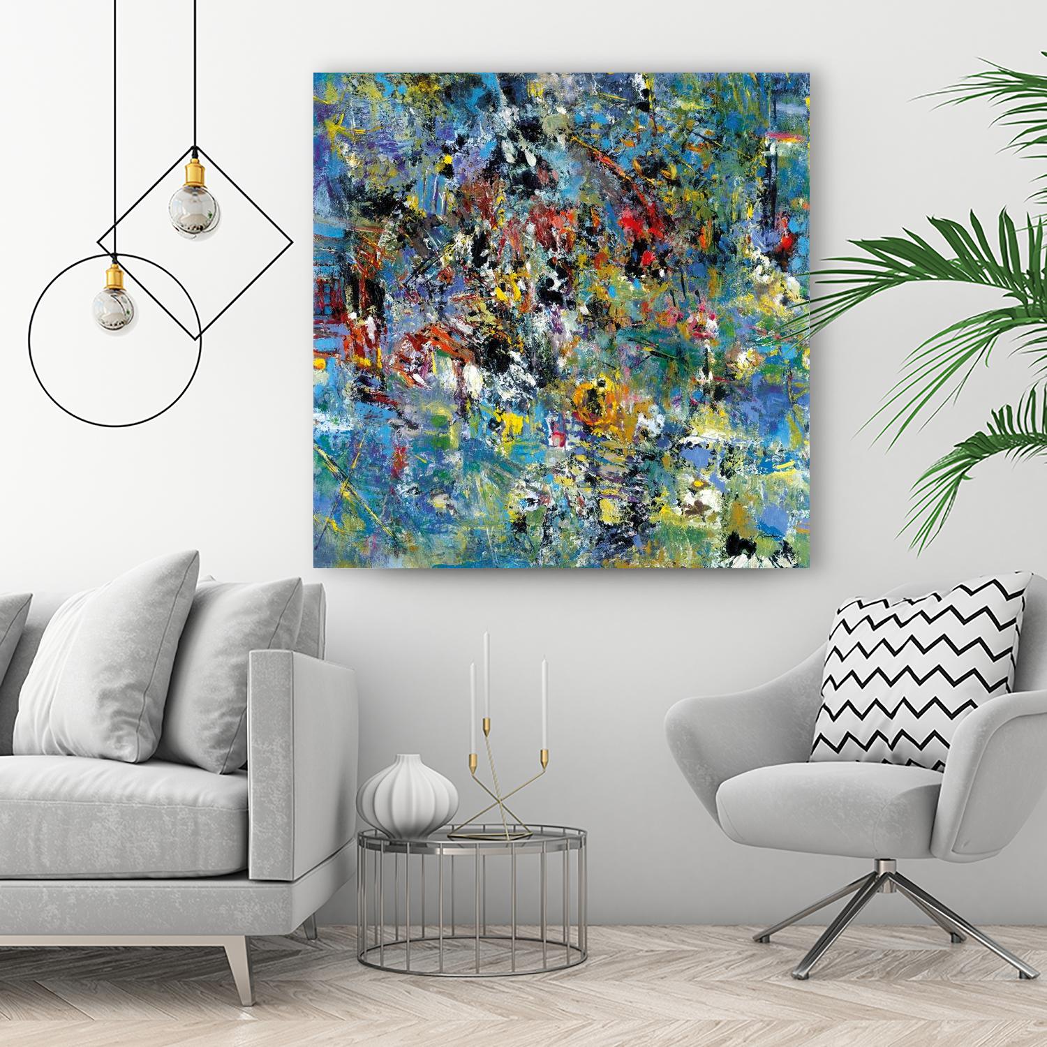 Carpe Diem 2 by Diane Lambin on GIANT ART - green abstract artistes du québec