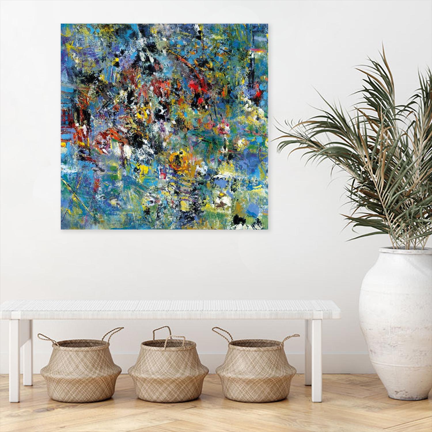 Carpe Diem 2 by Diane Lambin on GIANT ART - green abstract artistes du québec