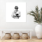 Adjustments by Gill Alexander on GIANT ART - white black & white photograph