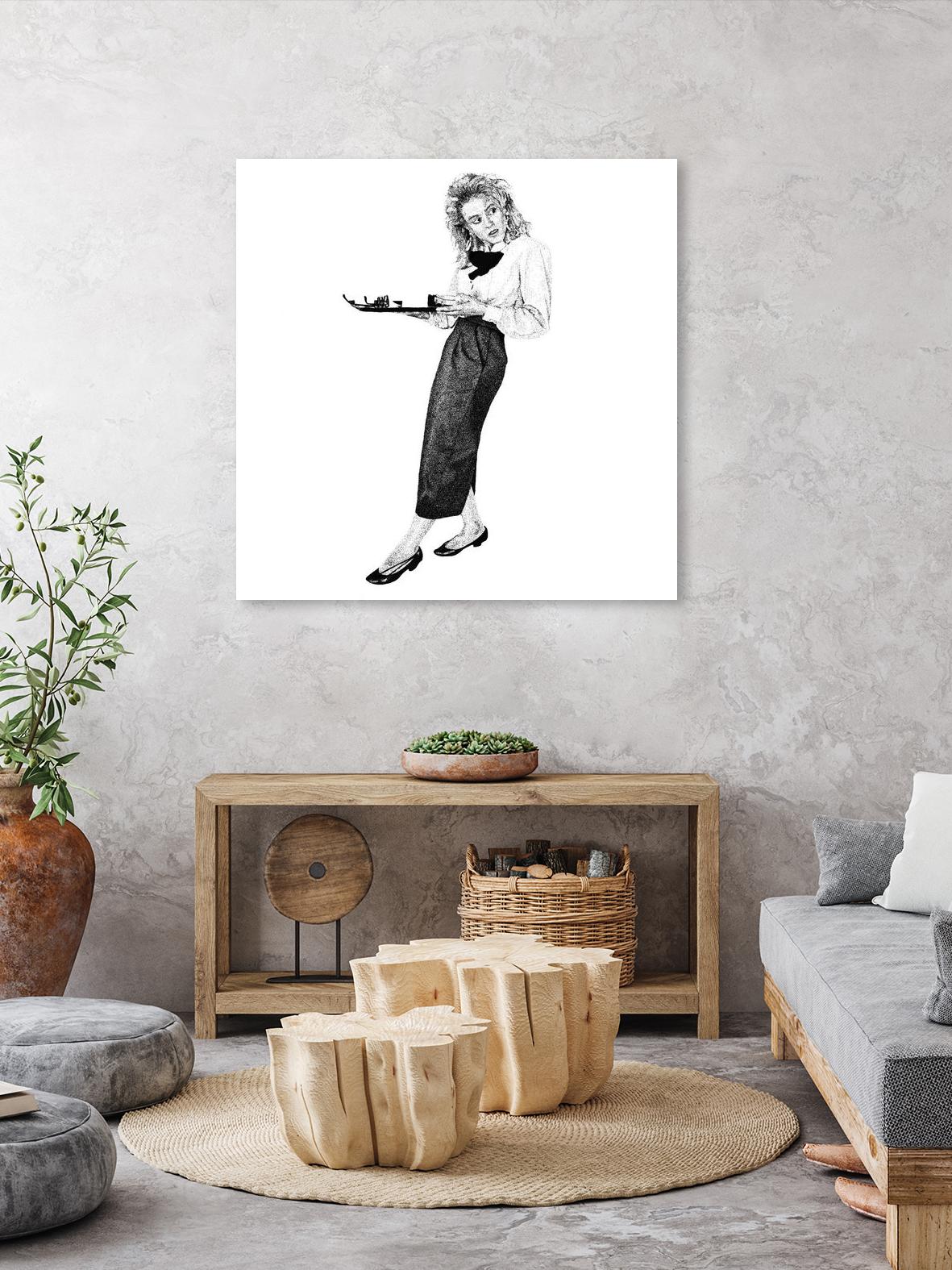 Burdens by Gill Alexander on GIANT ART - white black & white woman