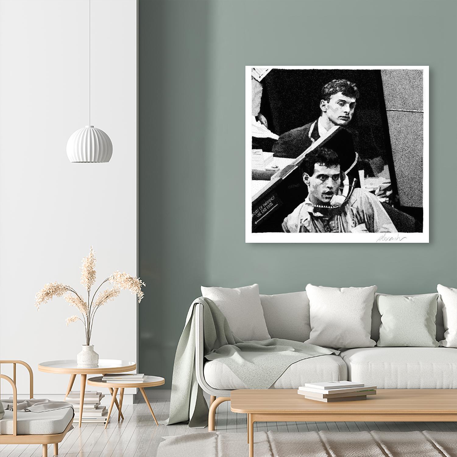 In case of emergency by Gill Alexander on GIANT ART - white black & white bourse