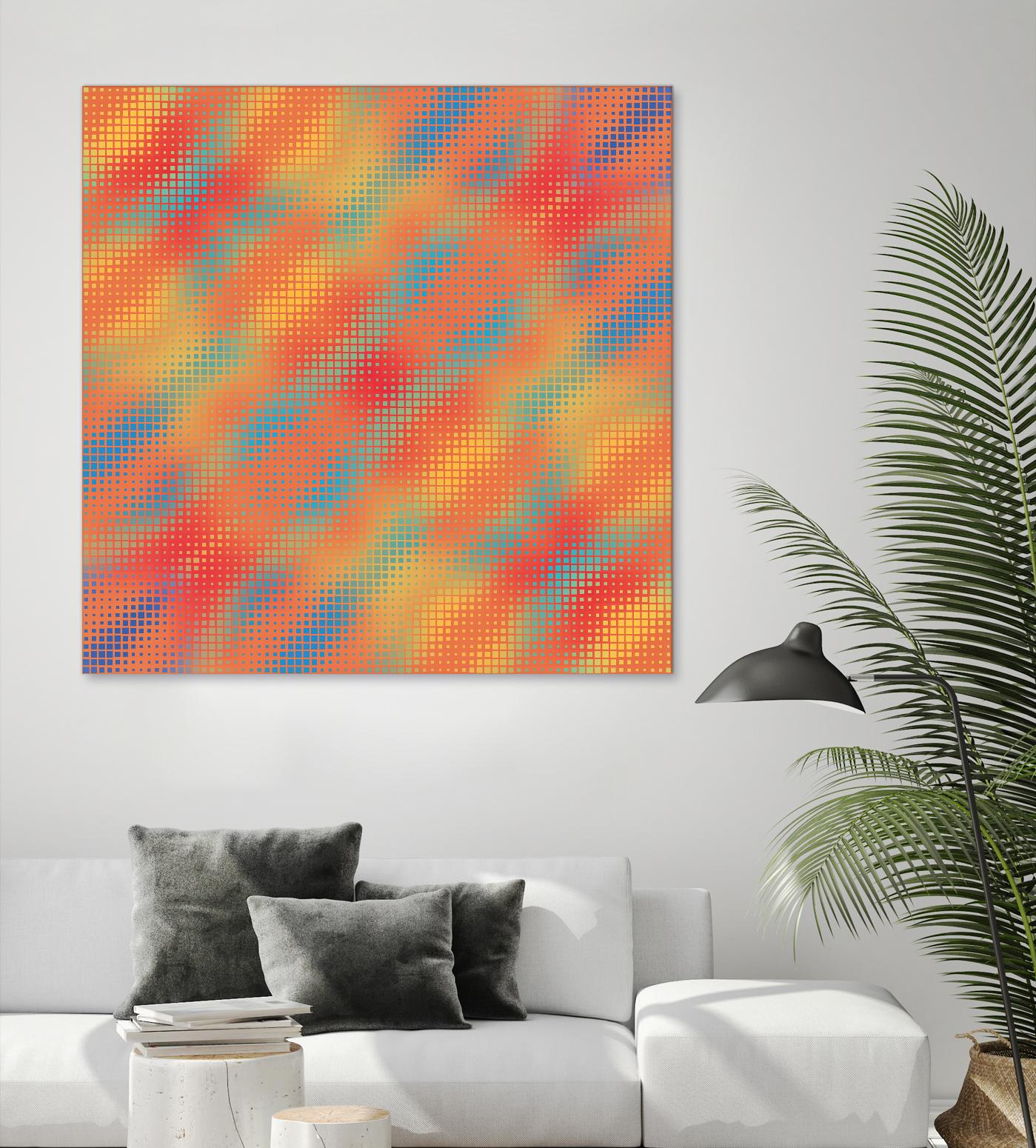 Pi_Dot_Pi_1-1_7 by Xosé Salgado on GIANT ART - red abstract