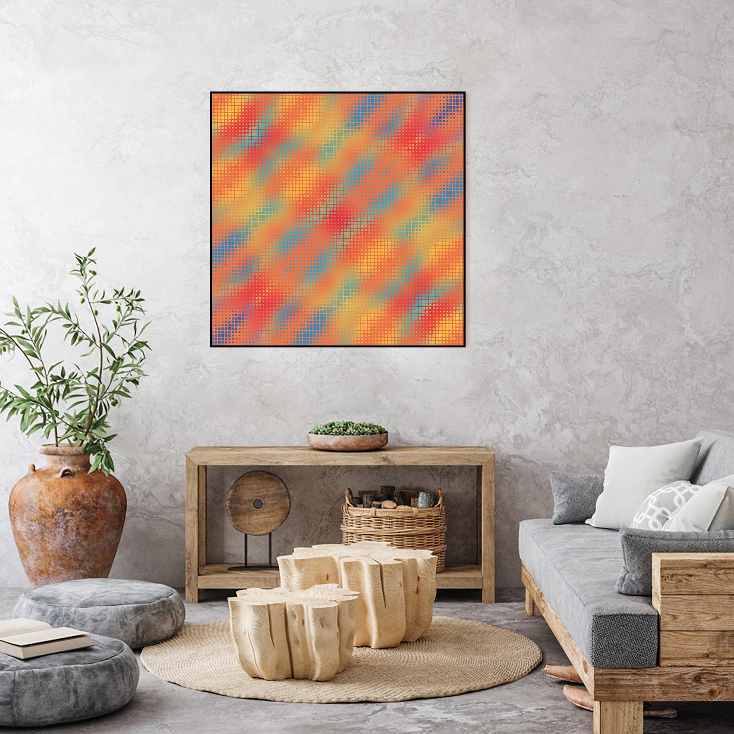 Pi_Dot_Pi_1-1_7 by Xosé Salgado on GIANT ART - red abstract
