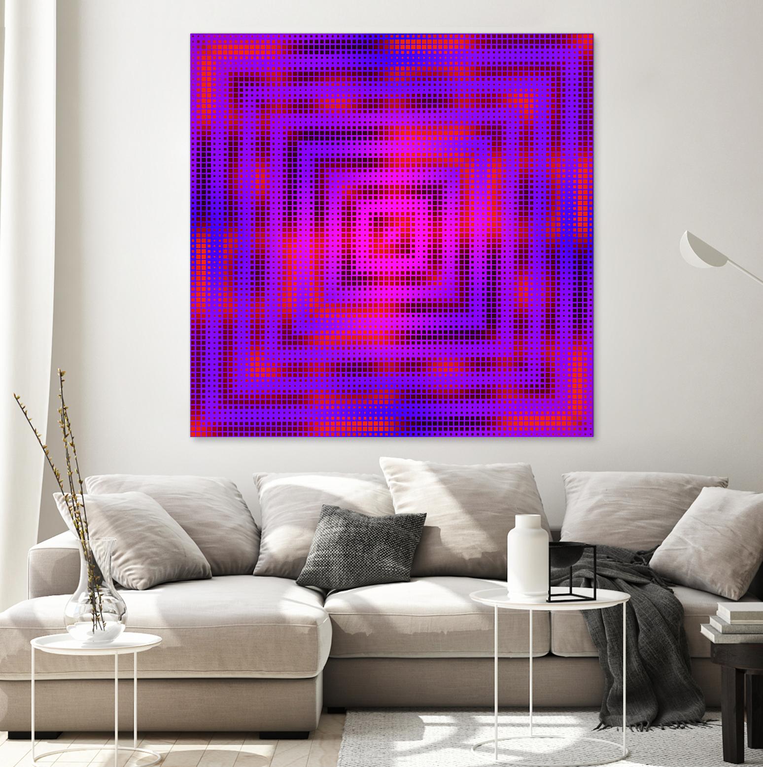 Pi_Dot_Pi_1-2_4 by Xosé Salgado on GIANT ART - purple abstract