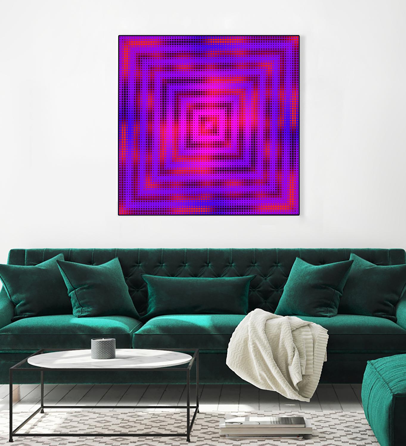 Pi_Dot_Pi_1-2_4 by Xosé Salgado on GIANT ART - purple abstract