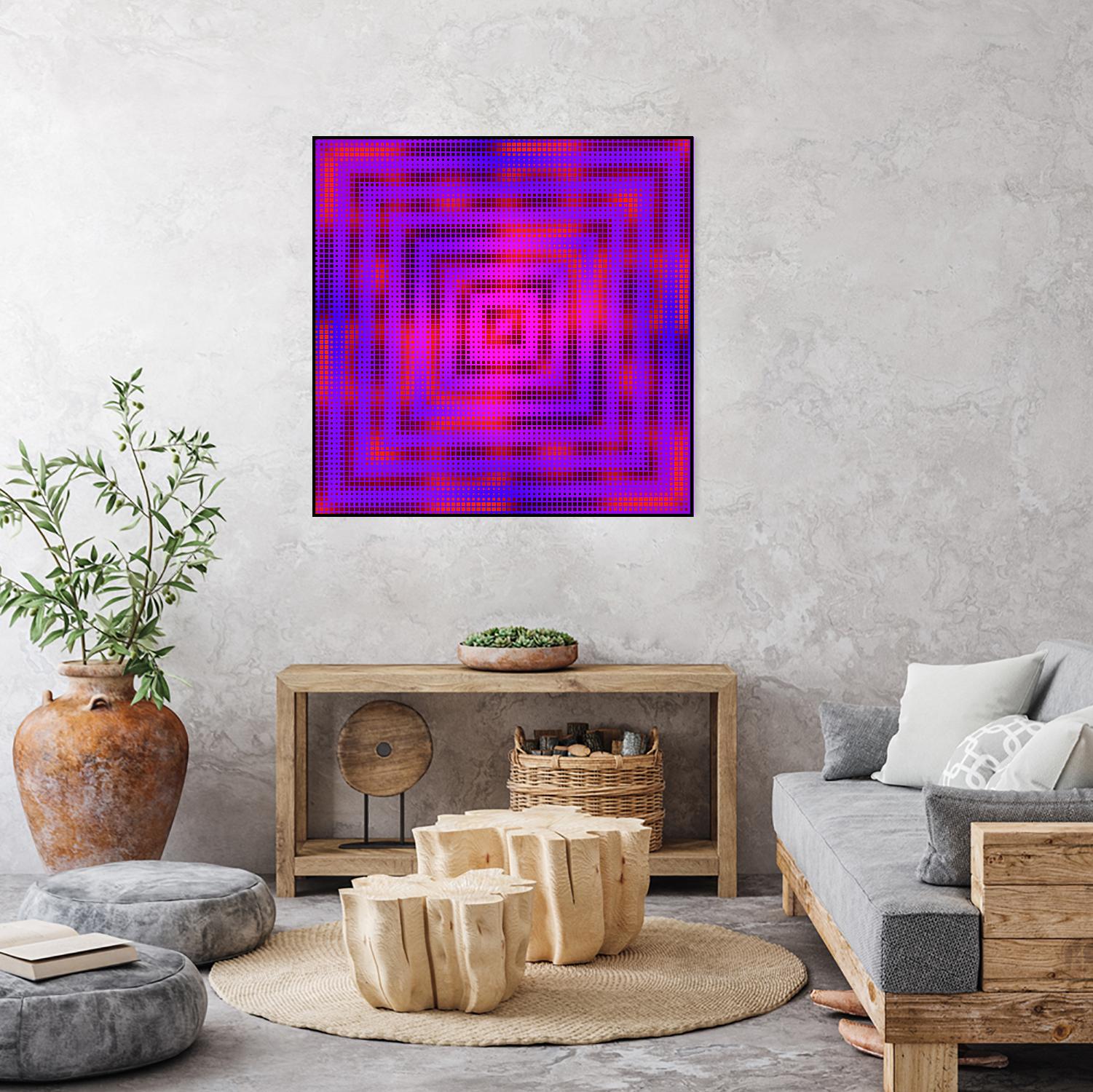 Pi_Dot_Pi_1-2_4 by Xosé Salgado on GIANT ART - purple abstract