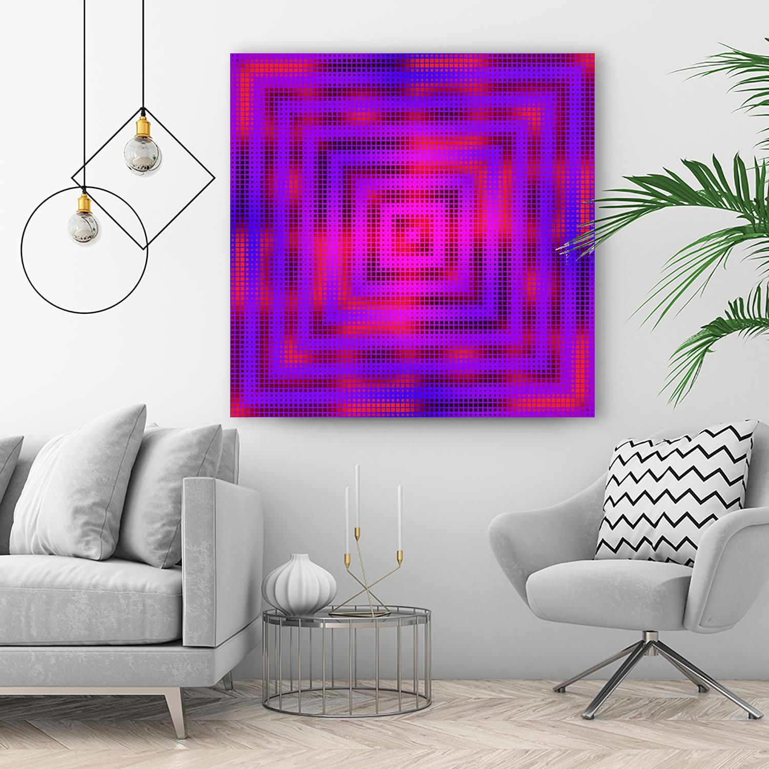 Pi_Dot_Pi_1-2_4 by Xosé Salgado on GIANT ART - pink digital square