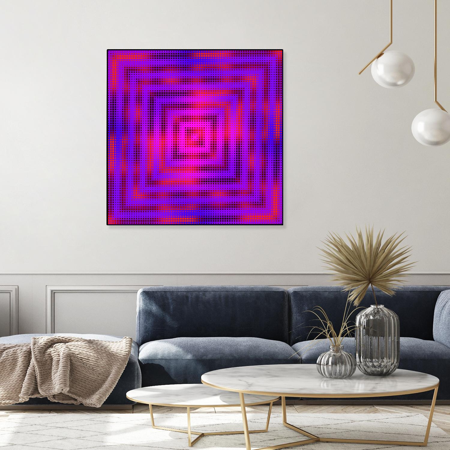 Pi_Dot_Pi_1-2_4 by Xosé Salgado on GIANT ART - purple abstract