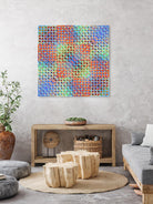 Pi_Dot_Pi_1-3_1 by Xosé Salgado on GIANT ART - orange digital pointillisme