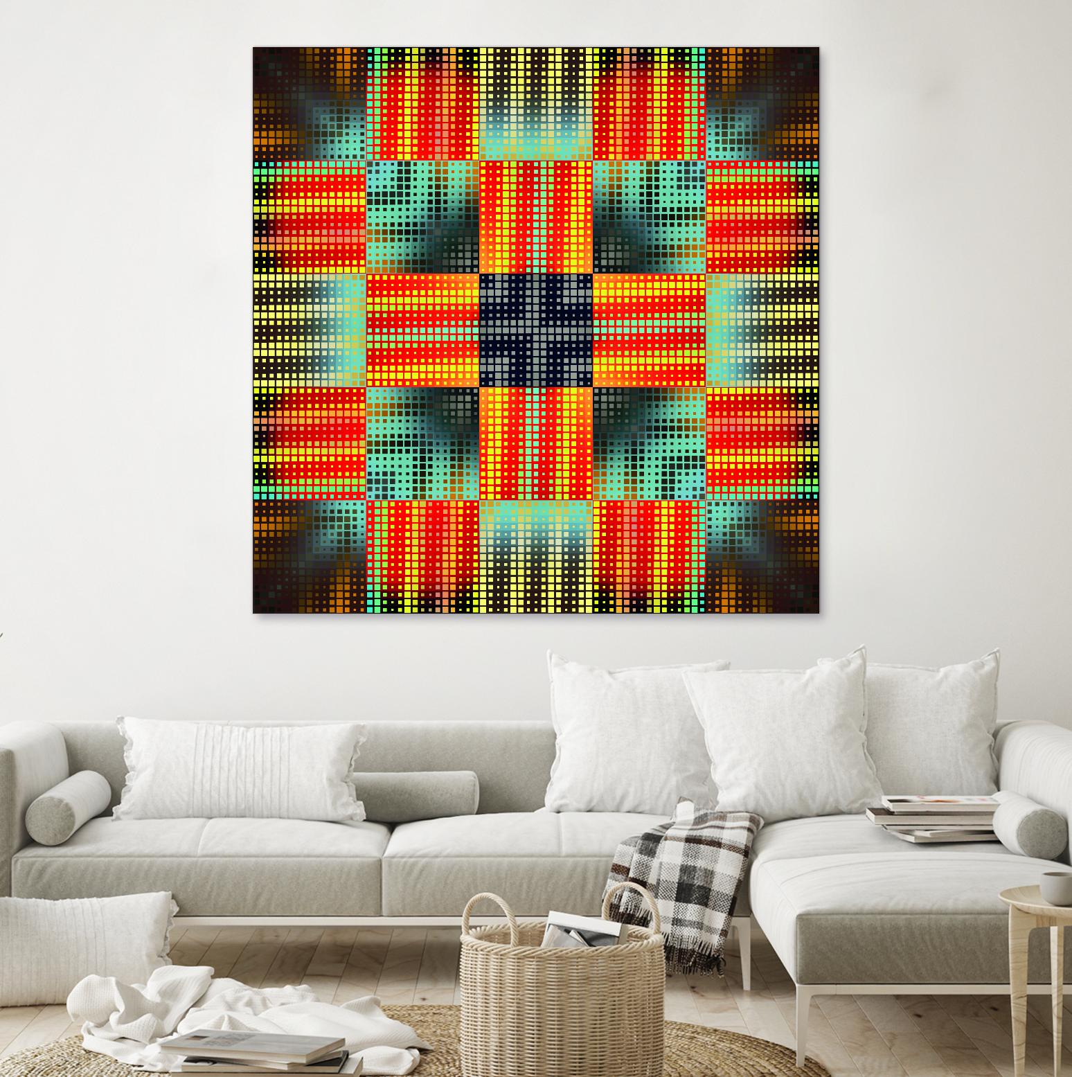 Pi_Dot_Pi_1-3_4 by Xosé Salgado on GIANT ART - yellow abstract