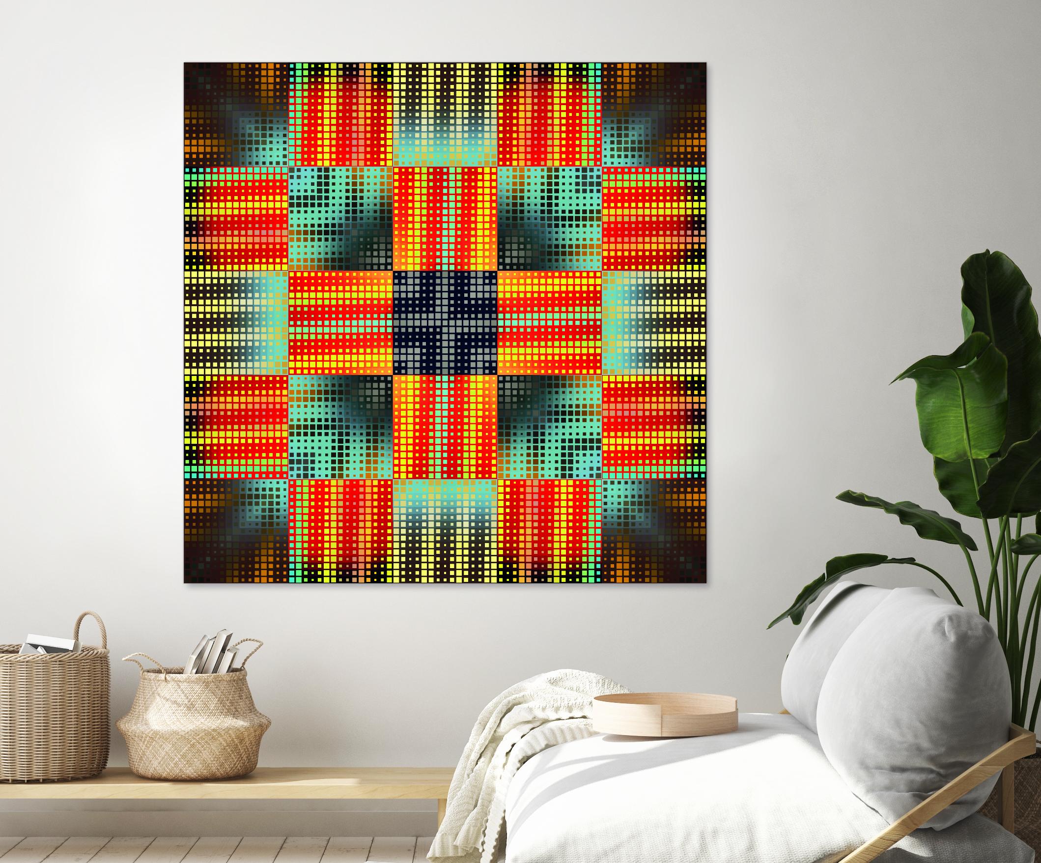 Pi_Dot_Pi_1-3_4 by Xosé Salgado on GIANT ART - yellow abstract