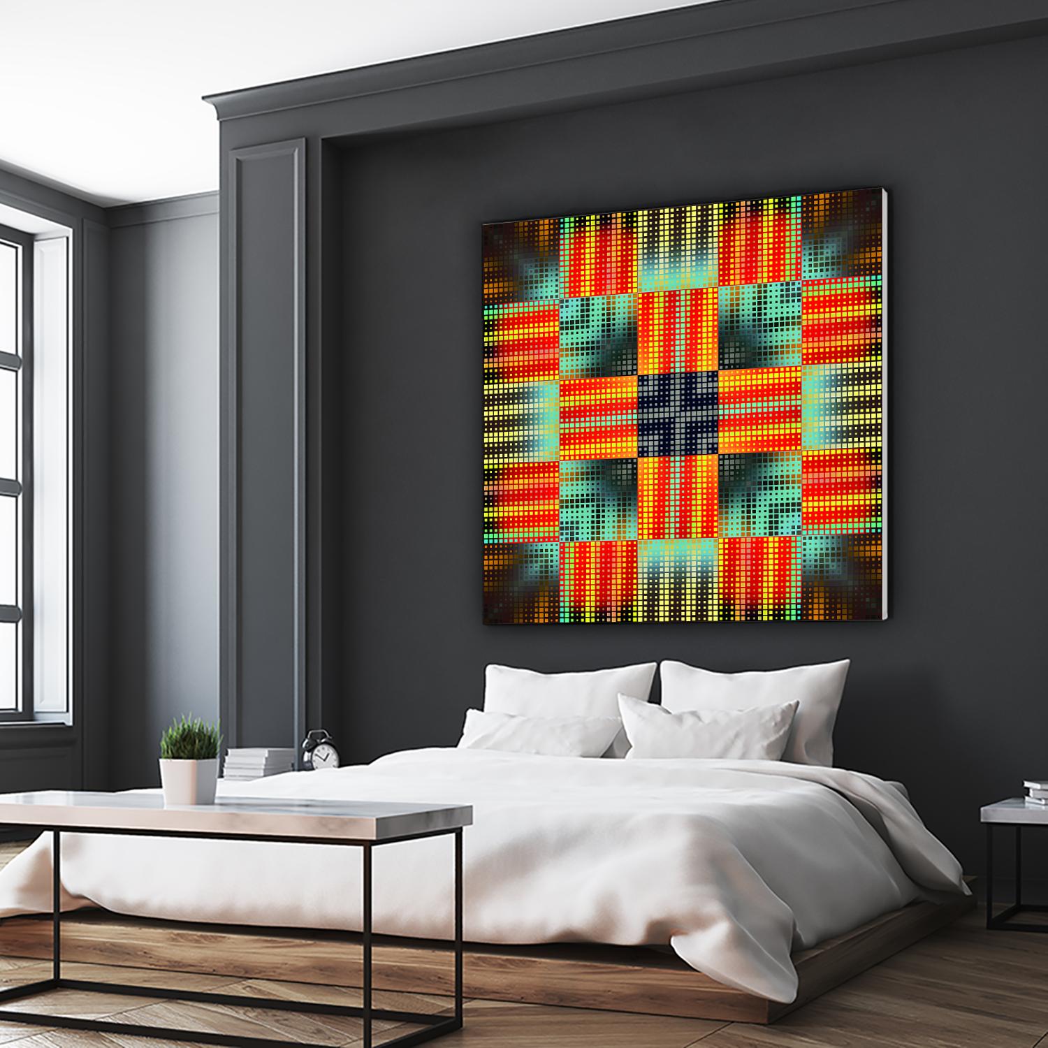 Pi_Dot_Pi_1-3_4 by Xosé Salgado on GIANT ART - yellow abstract