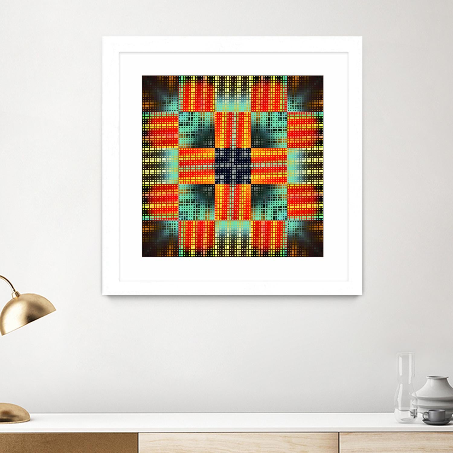 Pi_Dot_Pi_1-3_4 by Xosé Salgado on GIANT ART - yellow abstract